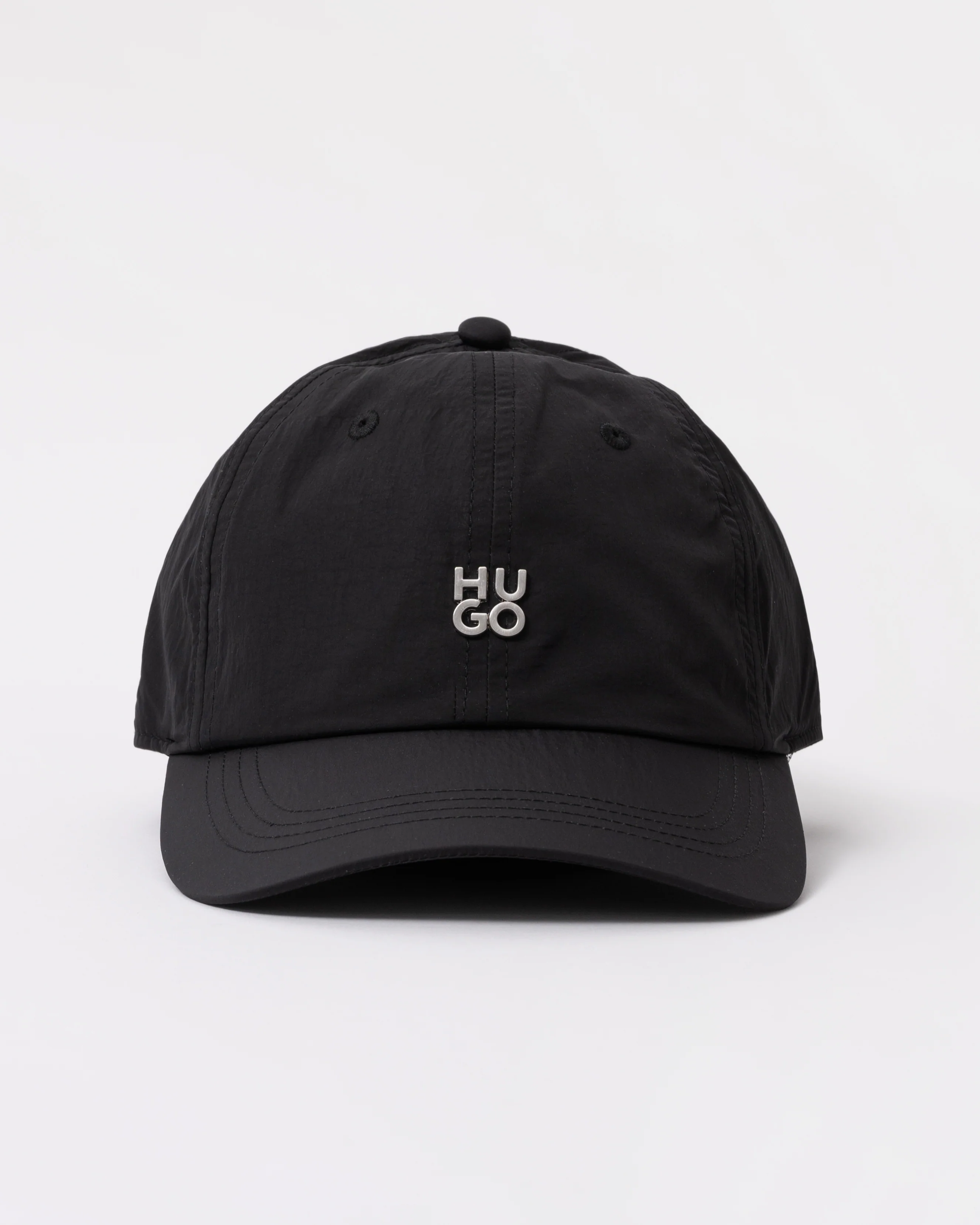 HUGO Mens Mett Baseball Cap - Black 001 - Image 2