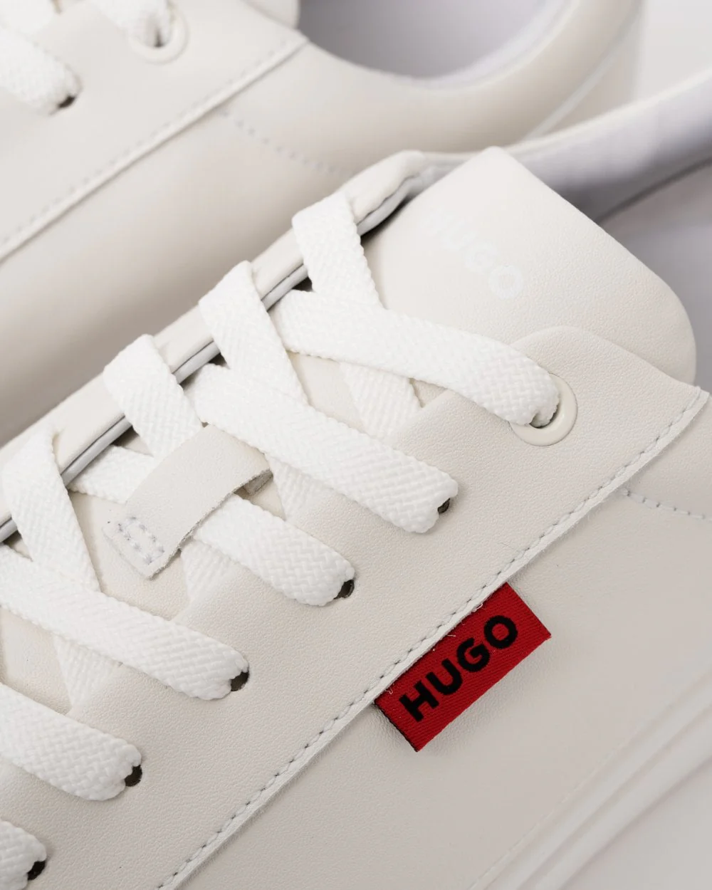 HUGO Morrie Tenn Mens Trainers NOS - White 100 - Image 5