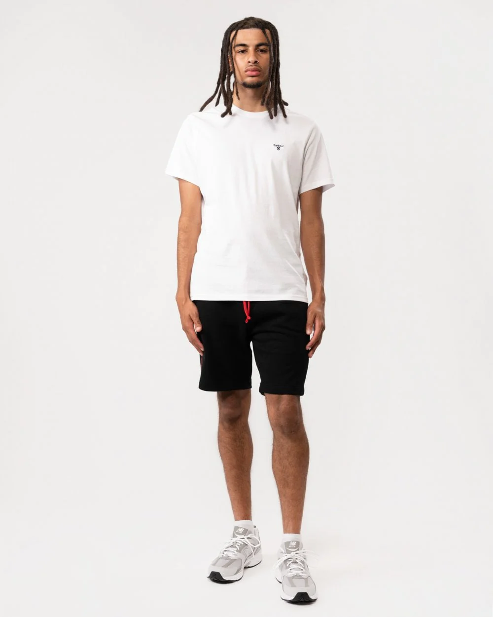 HUGO Sporty Logo Tape Mens Loungewear Shorts - Image 2