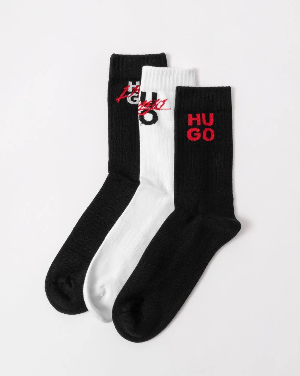 HUGO Thriller 3-Pack Mens Quarter Length Socks