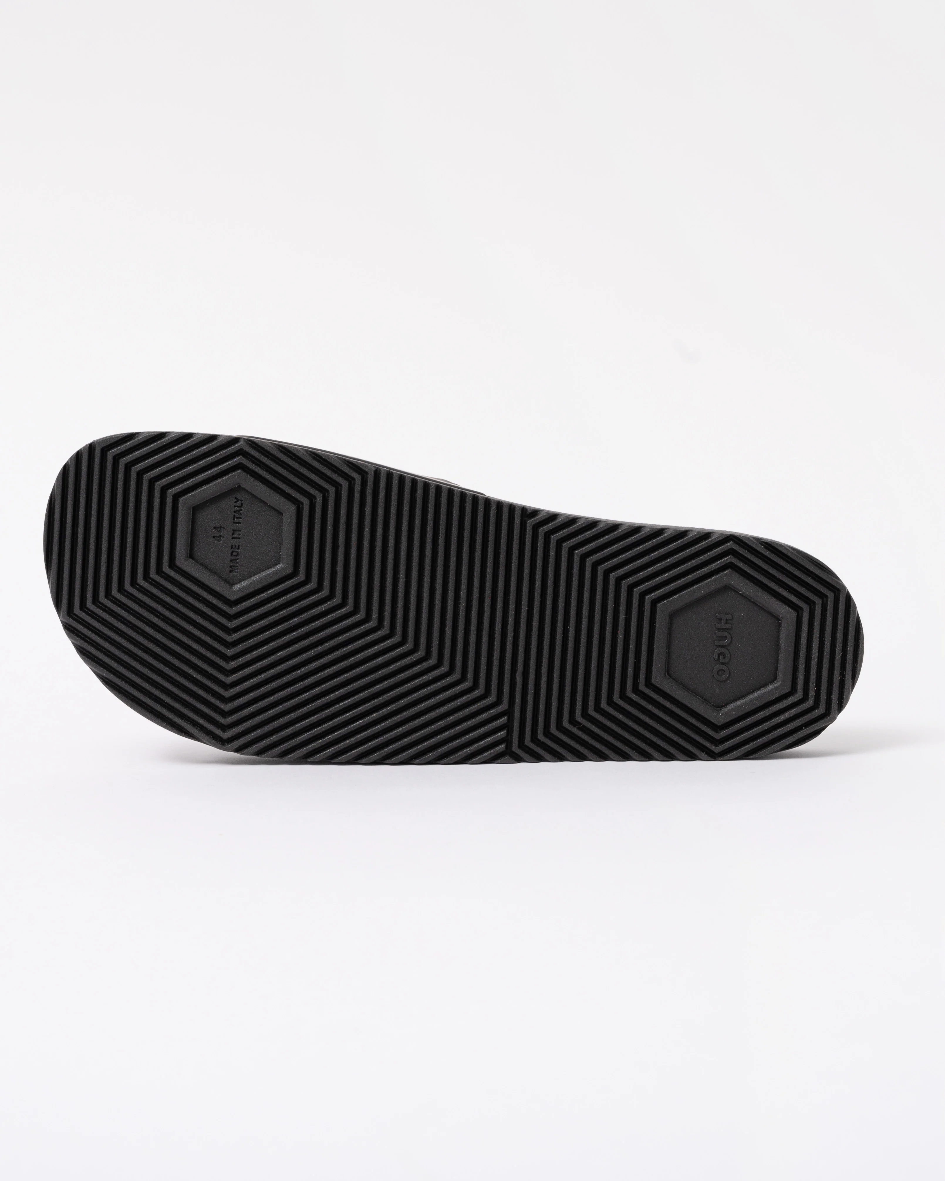 HUGO Timein Mens Gradient Logo Slides - Black 001 - Image 4