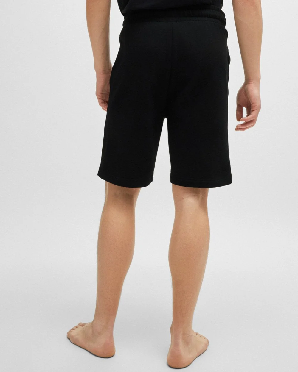 HUGO Tonal Logo Mens Loungewear Shorts - Image 4