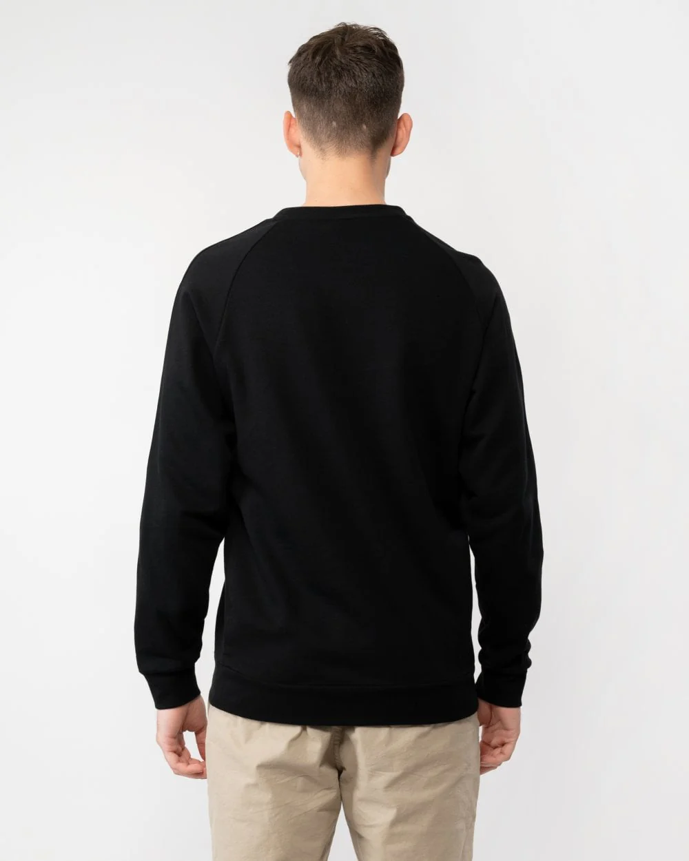 HUGO Tonal Logo Mens Loungewear Sweatshirt - Image 4