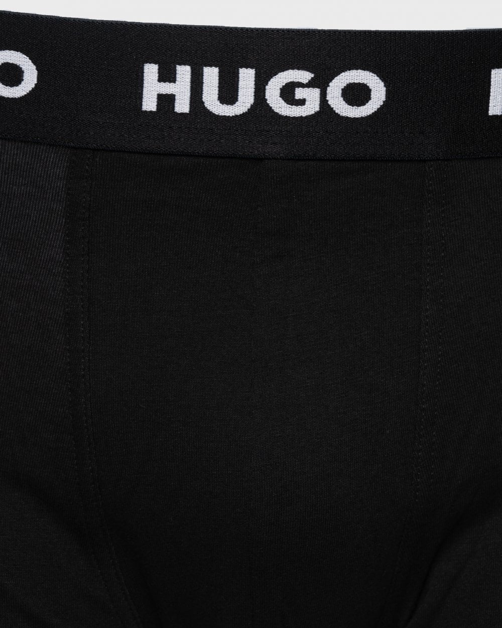 HUGO Triple Pack Mens Trunks - Black 001 - Image 3