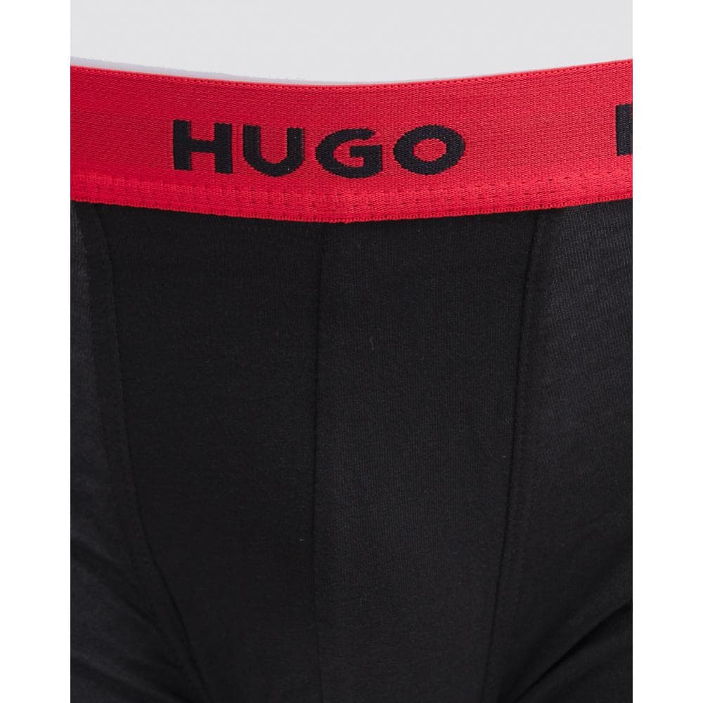 HUGO Triple Pack Mens Trunks - Black 002 - Image 3