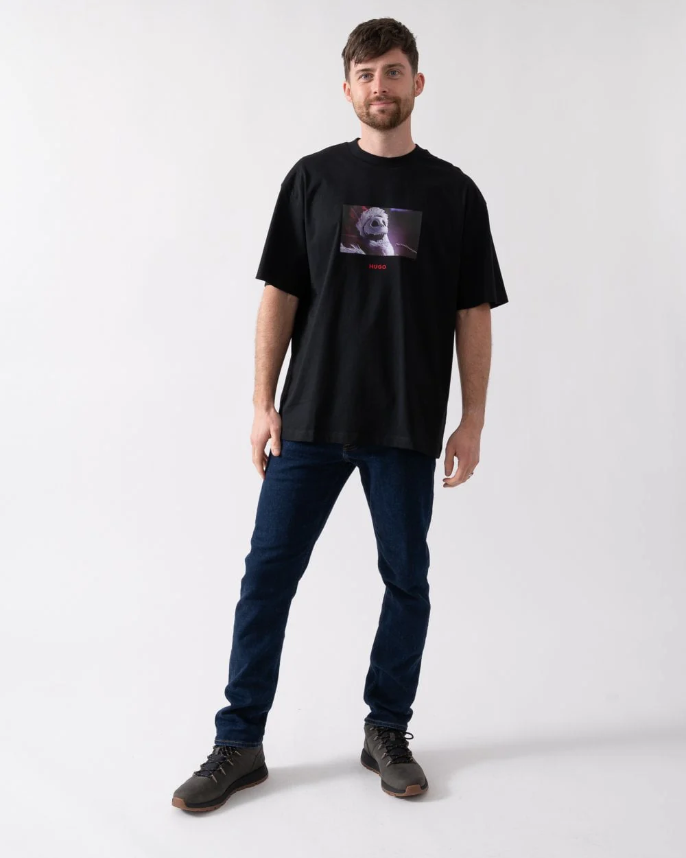 HUGO X Disneys The Nightmare Before Christmas Mens Oversized-Fit T-Shirt - Image 4