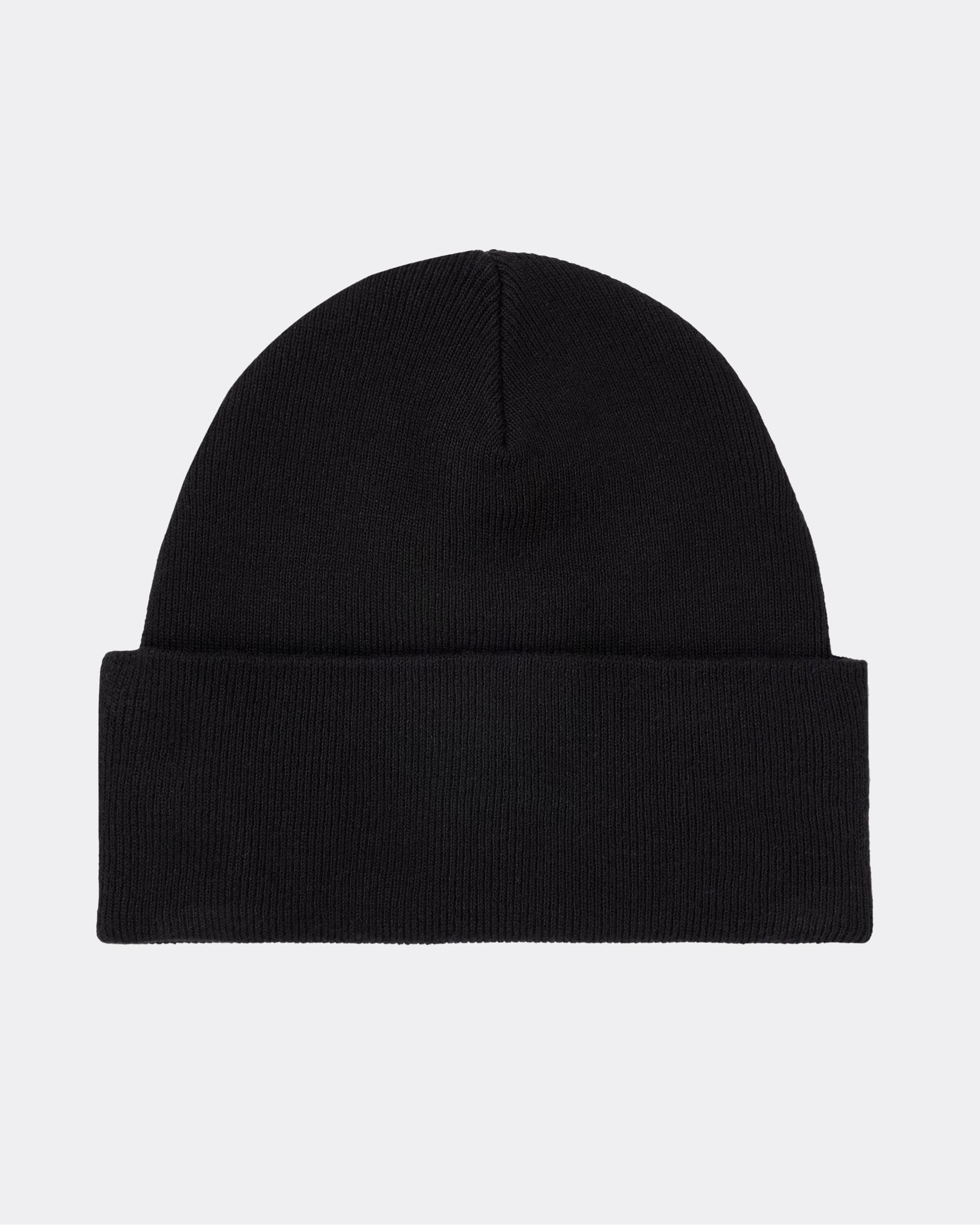 HUGO Xevon Mens Logo Patch Beanie - Image 2