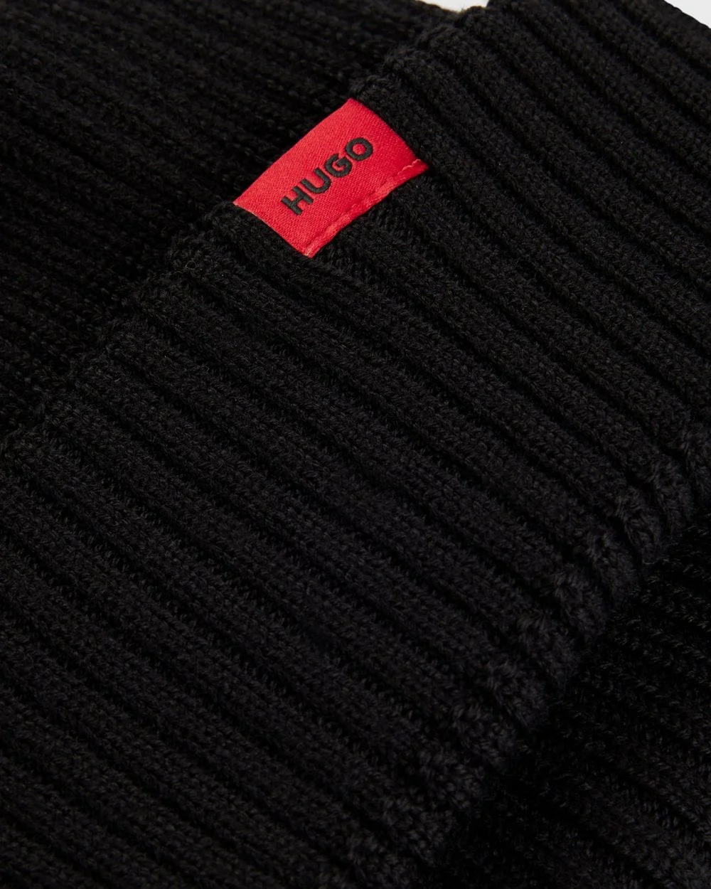 HUGO Xush Mens Skull Cap Beanie - Image 3