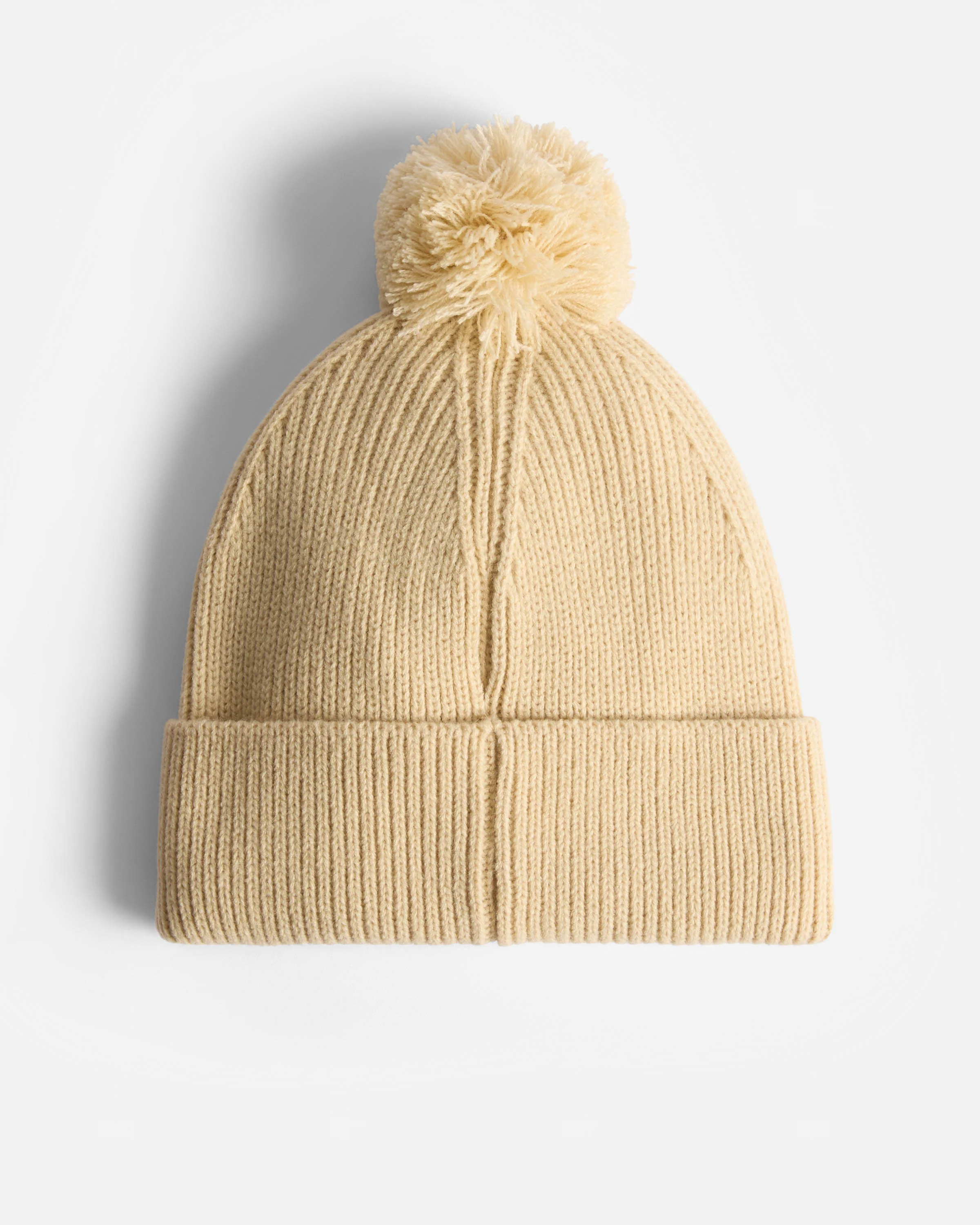 Hunter Brenig Ribbed Pom Beanie - Gravel - Image 2