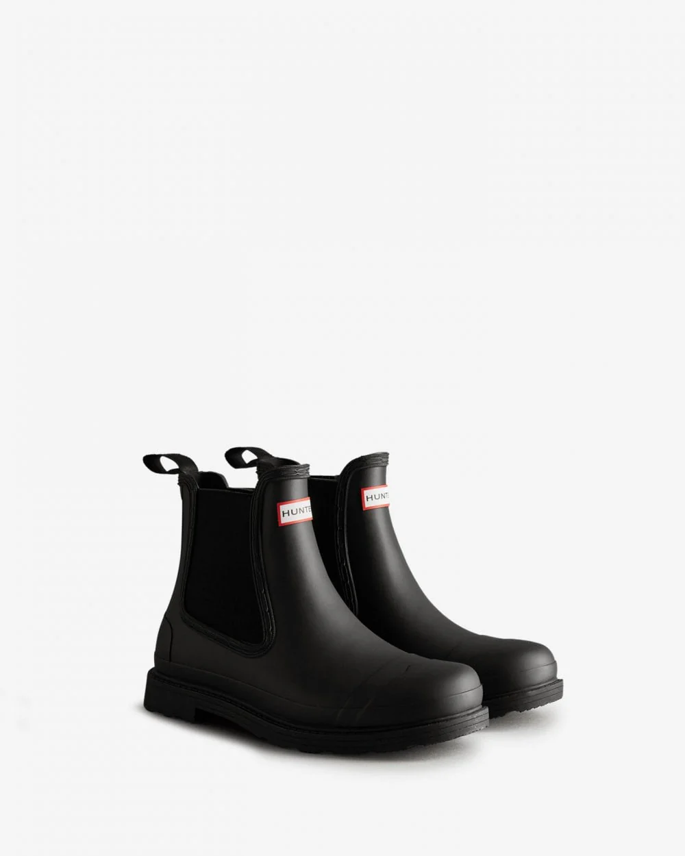 Hunter Commando Mens Chelsea Boot - Black - Image 2
