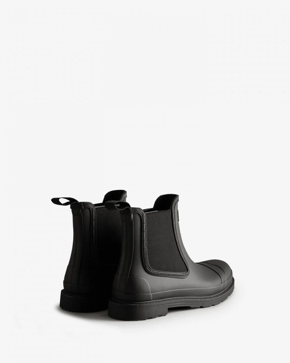 Hunter Commando Mens Chelsea Boot - Black - Image 3