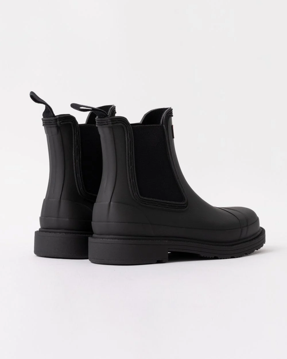 Hunter Commando Womens Chelsea Boot - Black - Image 2