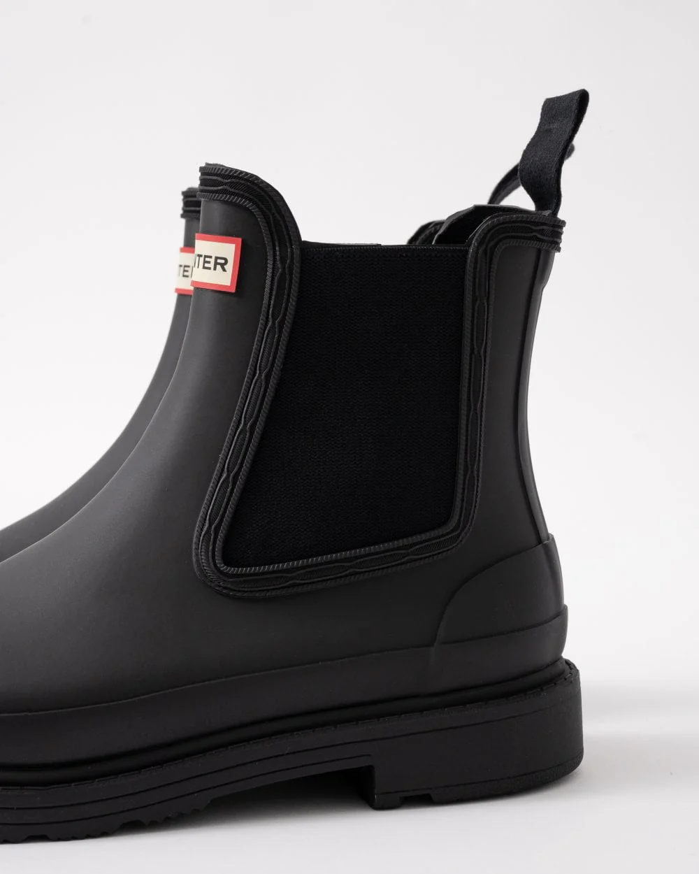 Hunter Commando Womens Chelsea Boot - Black - Image 5