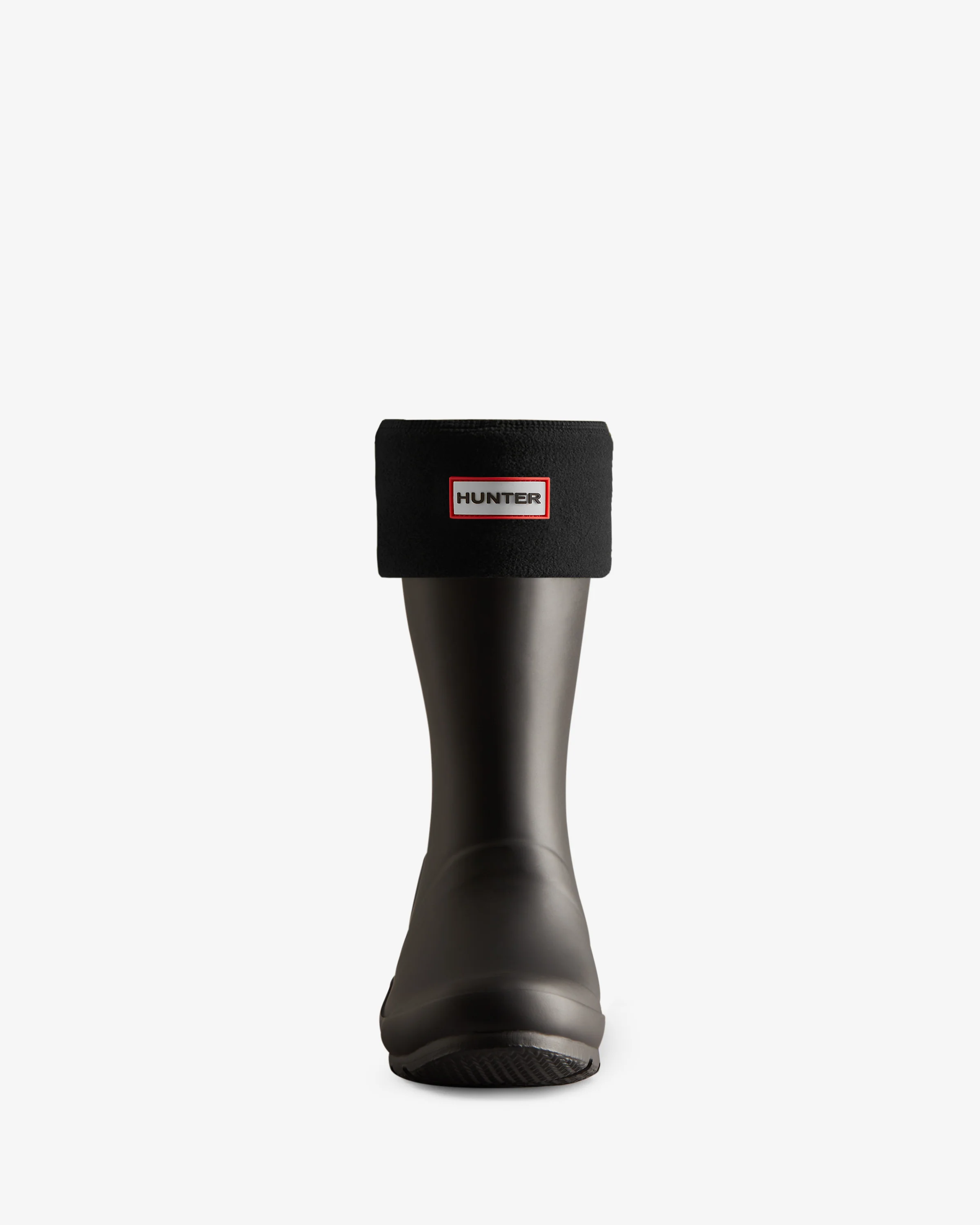 Hunter Fleece Short Boot Sock - Black - Image 2