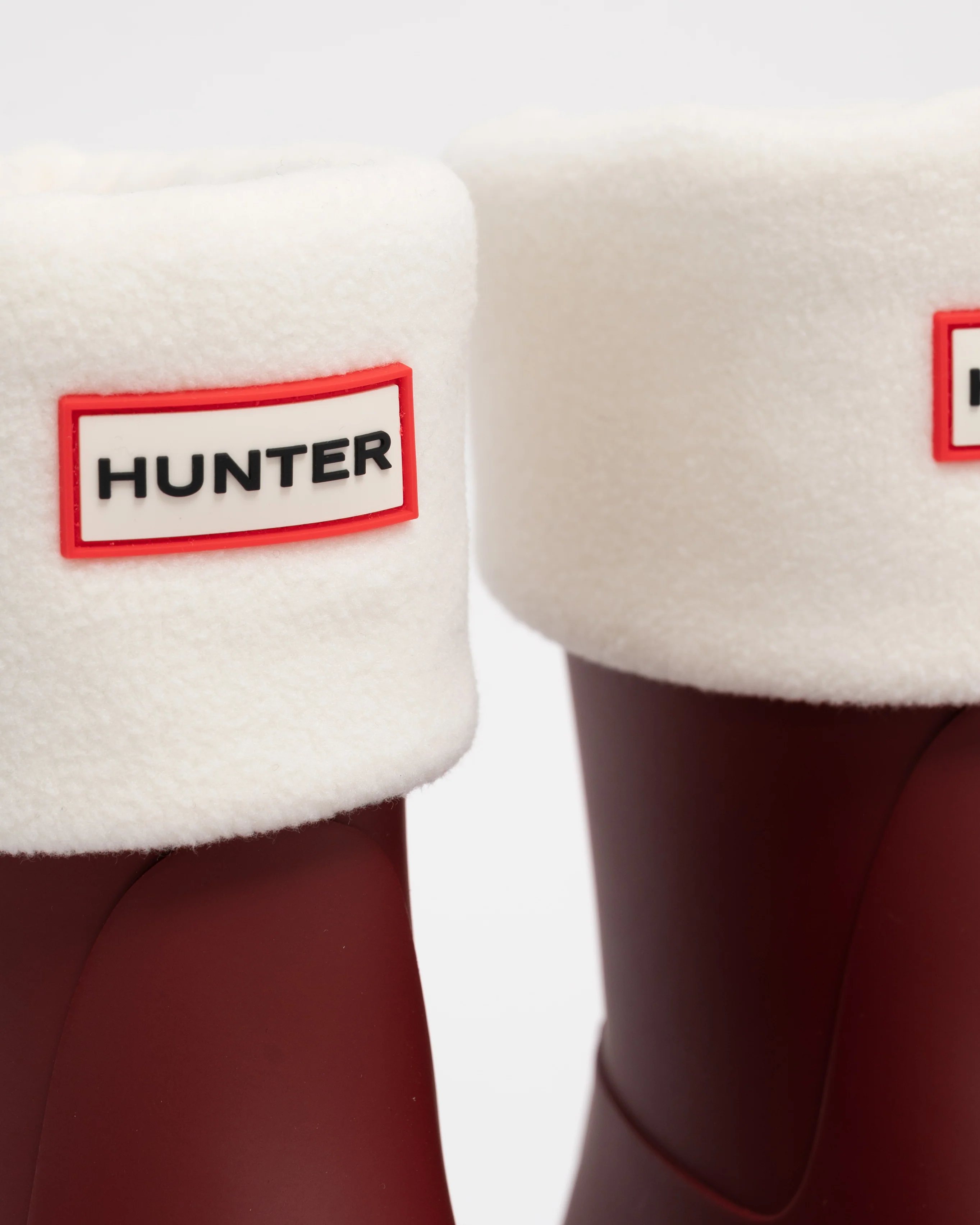 Hunter Fleece Short Boot Sock - Hunter White - Image 4