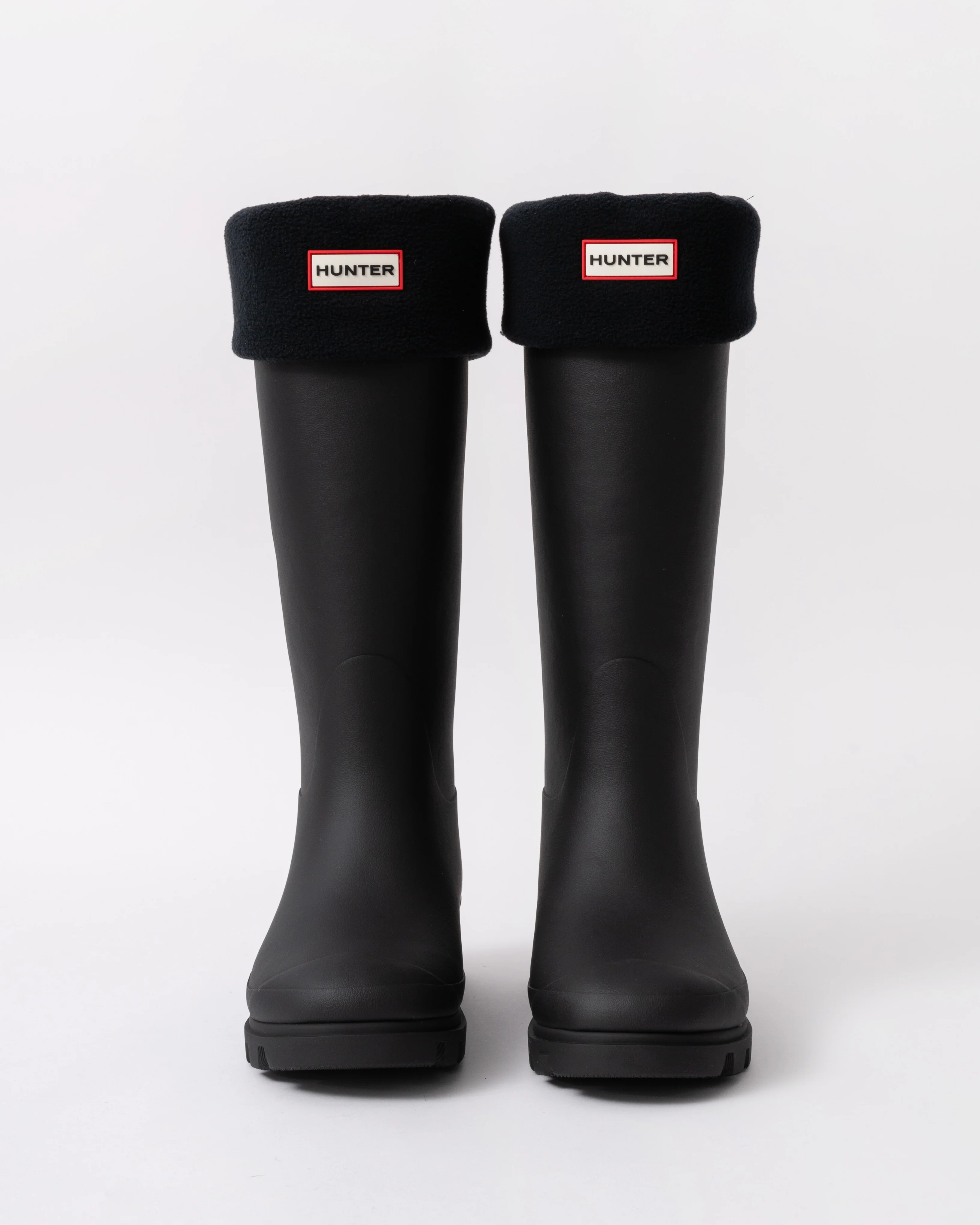 Hunter Fleece Tall Boot Sock - Black - Image 2