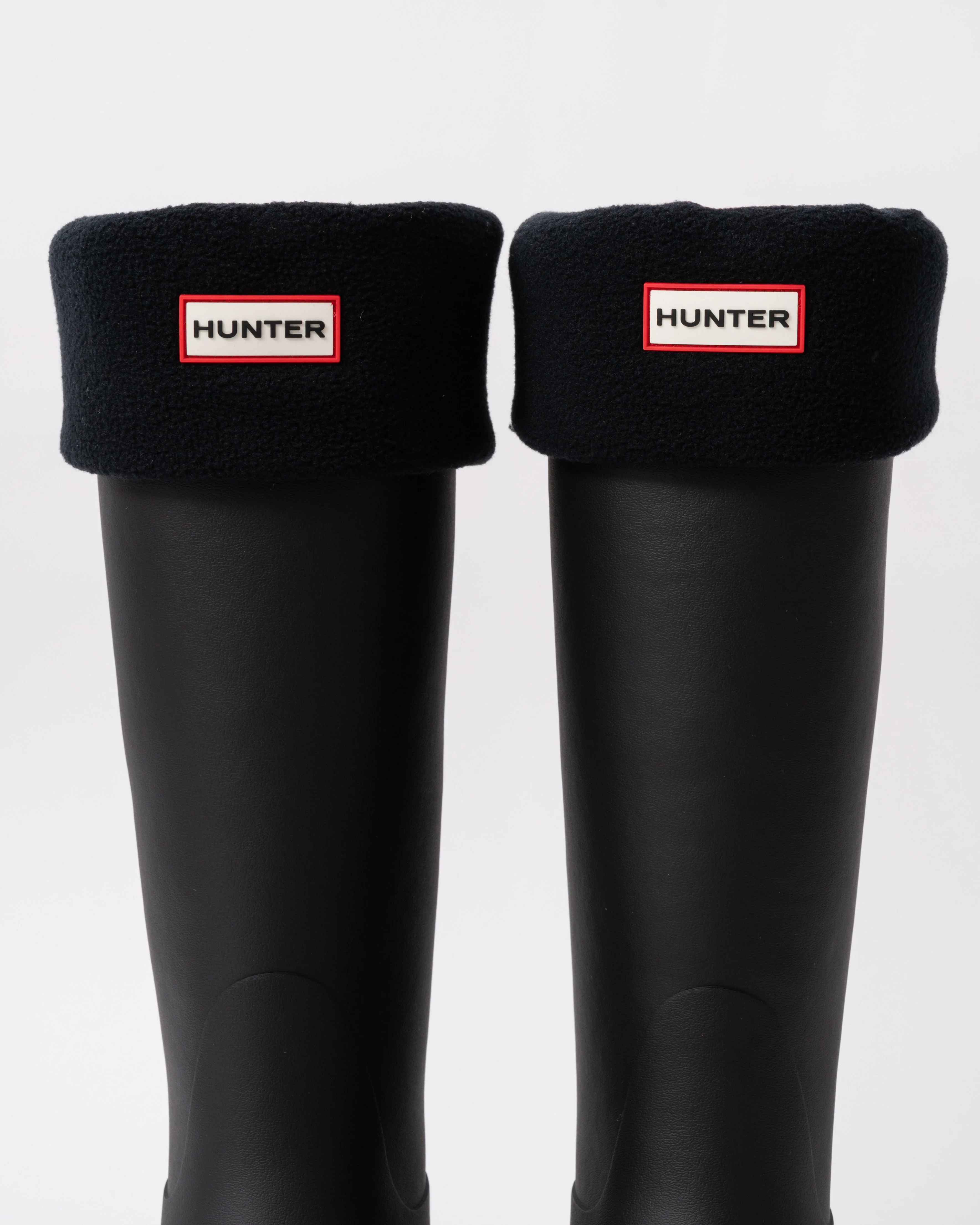 Hunter Fleece Tall Boot Sock - Black - Image 5