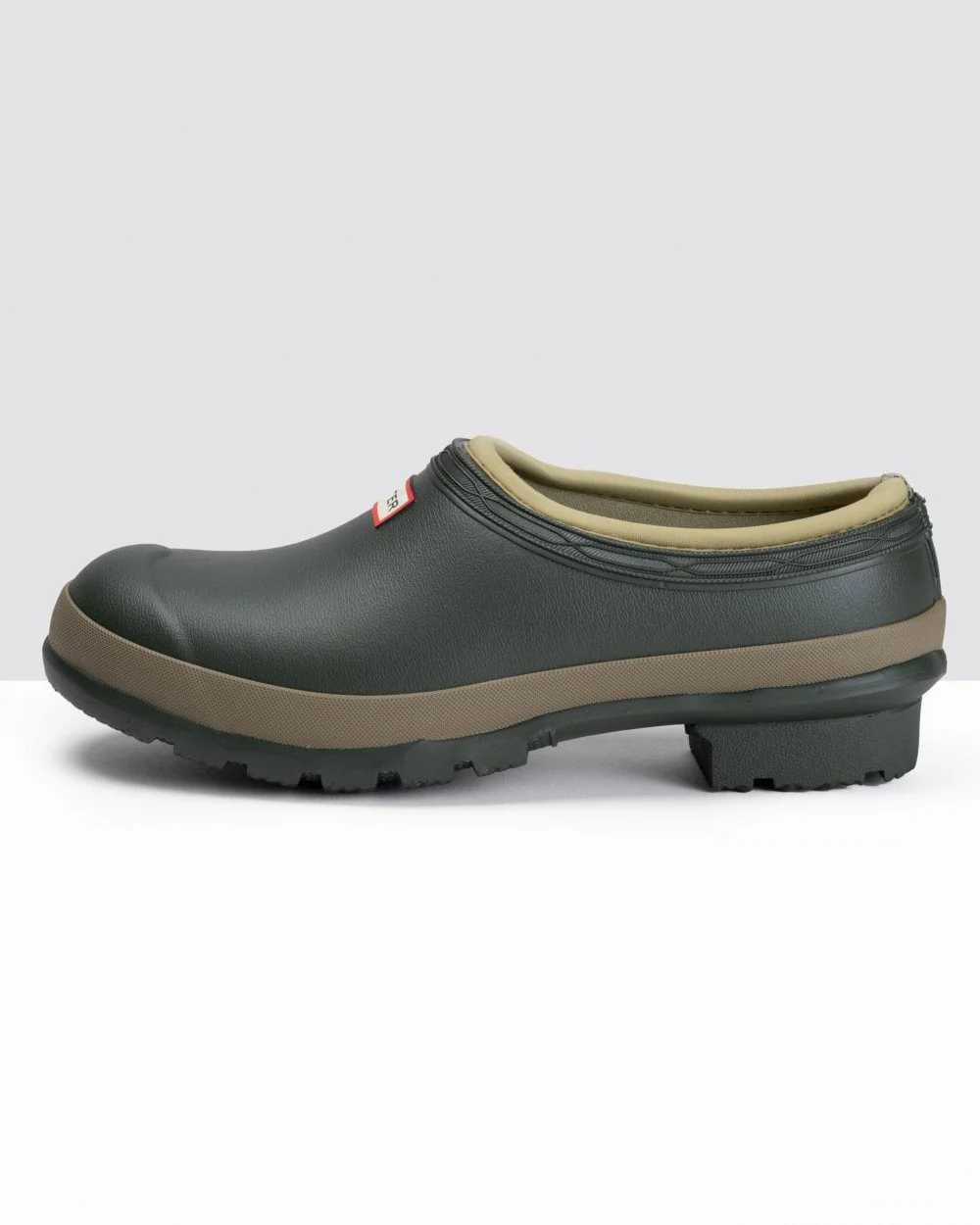 Hunter Gardener Womens Clog - Dark Olive/Clay - Image 3