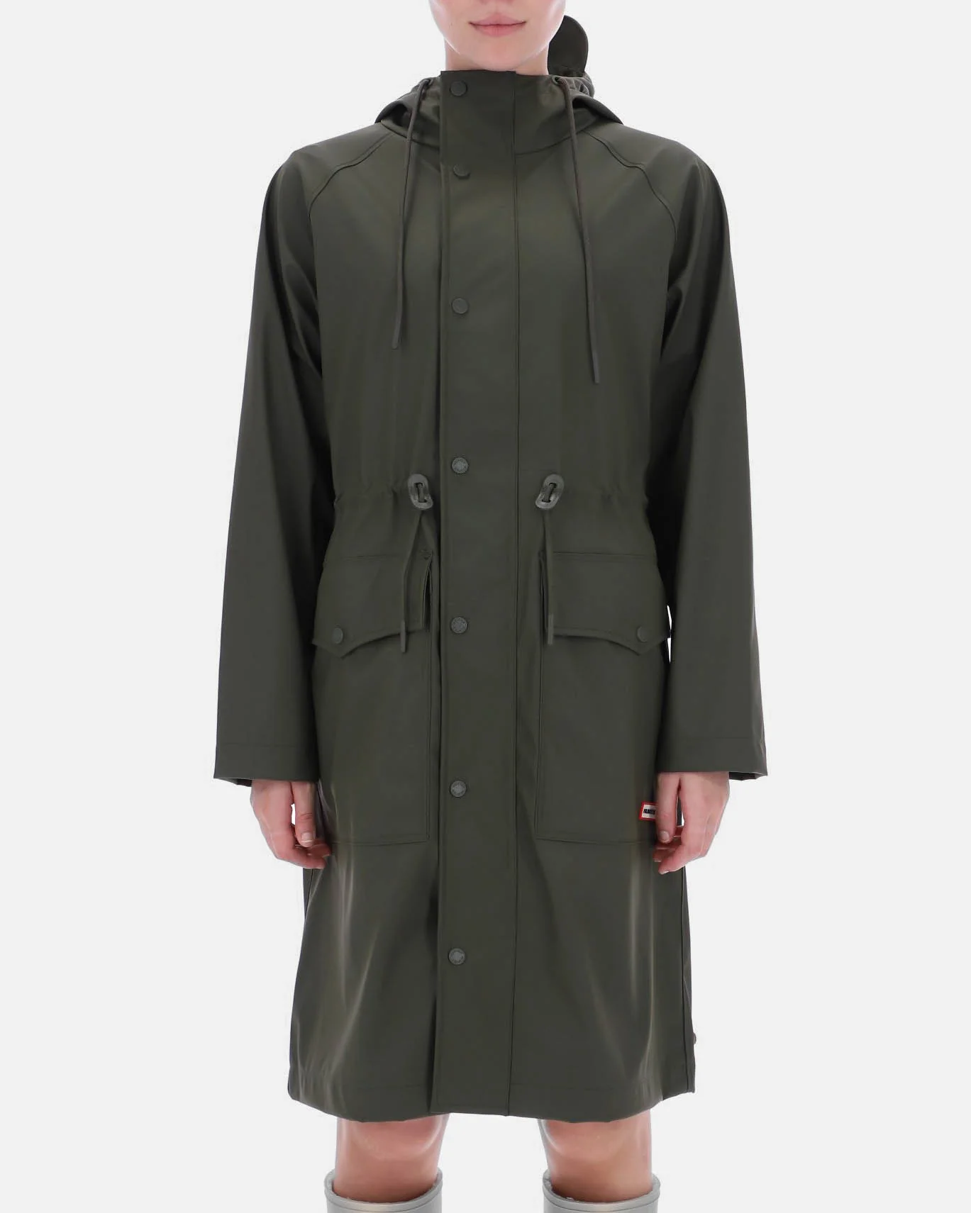 Hunter Janna Womens PU Coated Parka - Kambaba - Image 2
