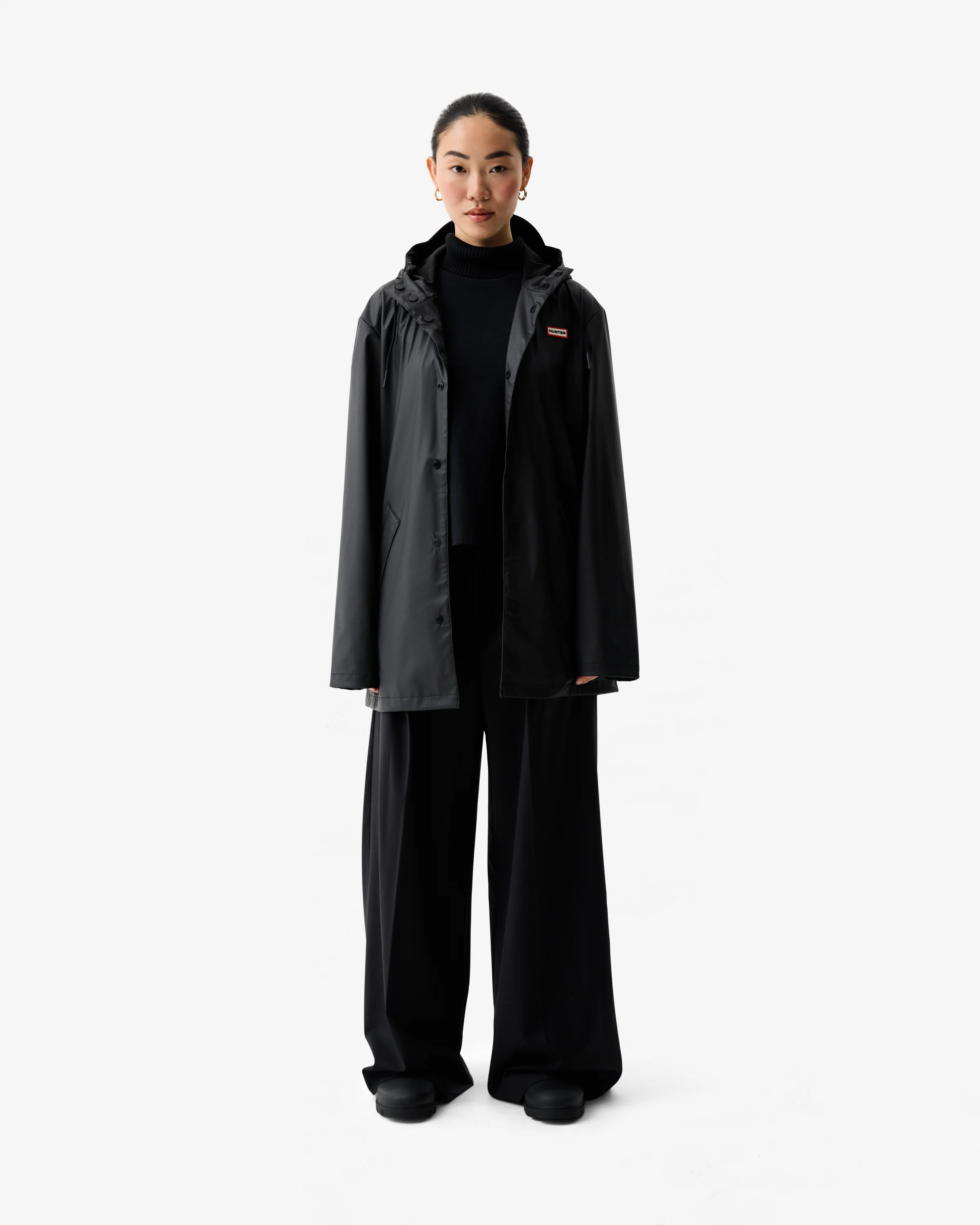 Hunter Jo Unisex Parka - Black - Image 2