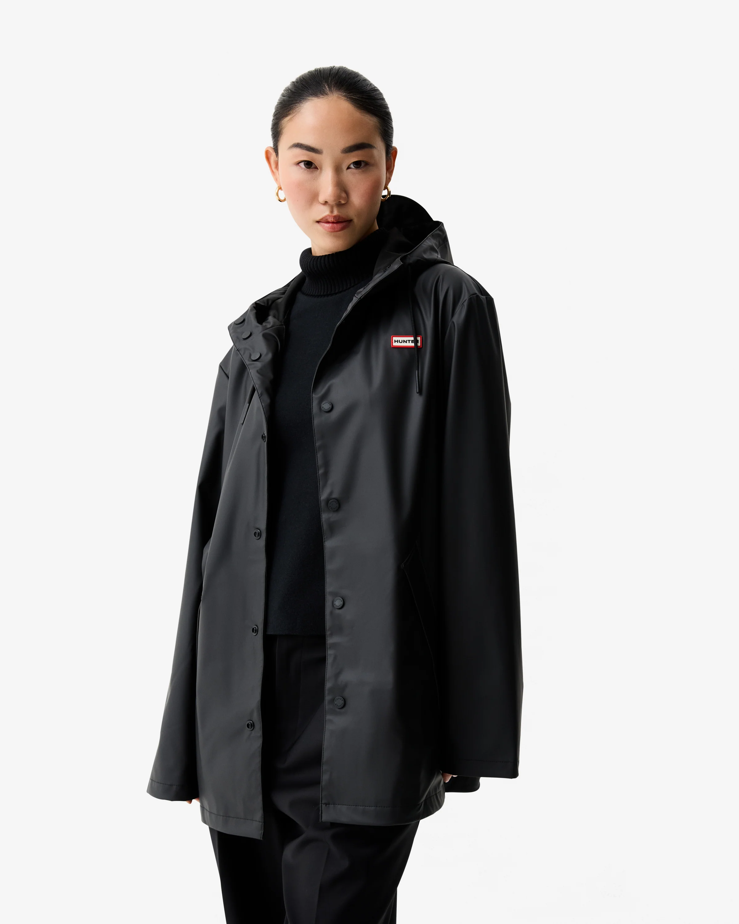 Hunter Jo Unisex Parka - Black - Image 4