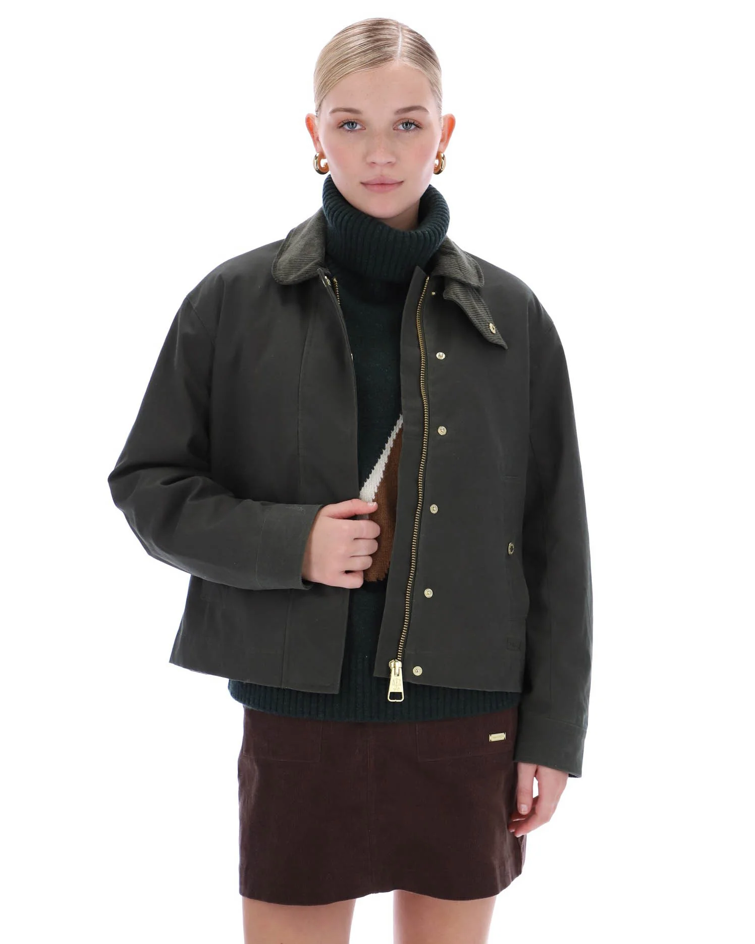 Hunter Leith Womens Waxed Jacket - Kambaba - Image 3