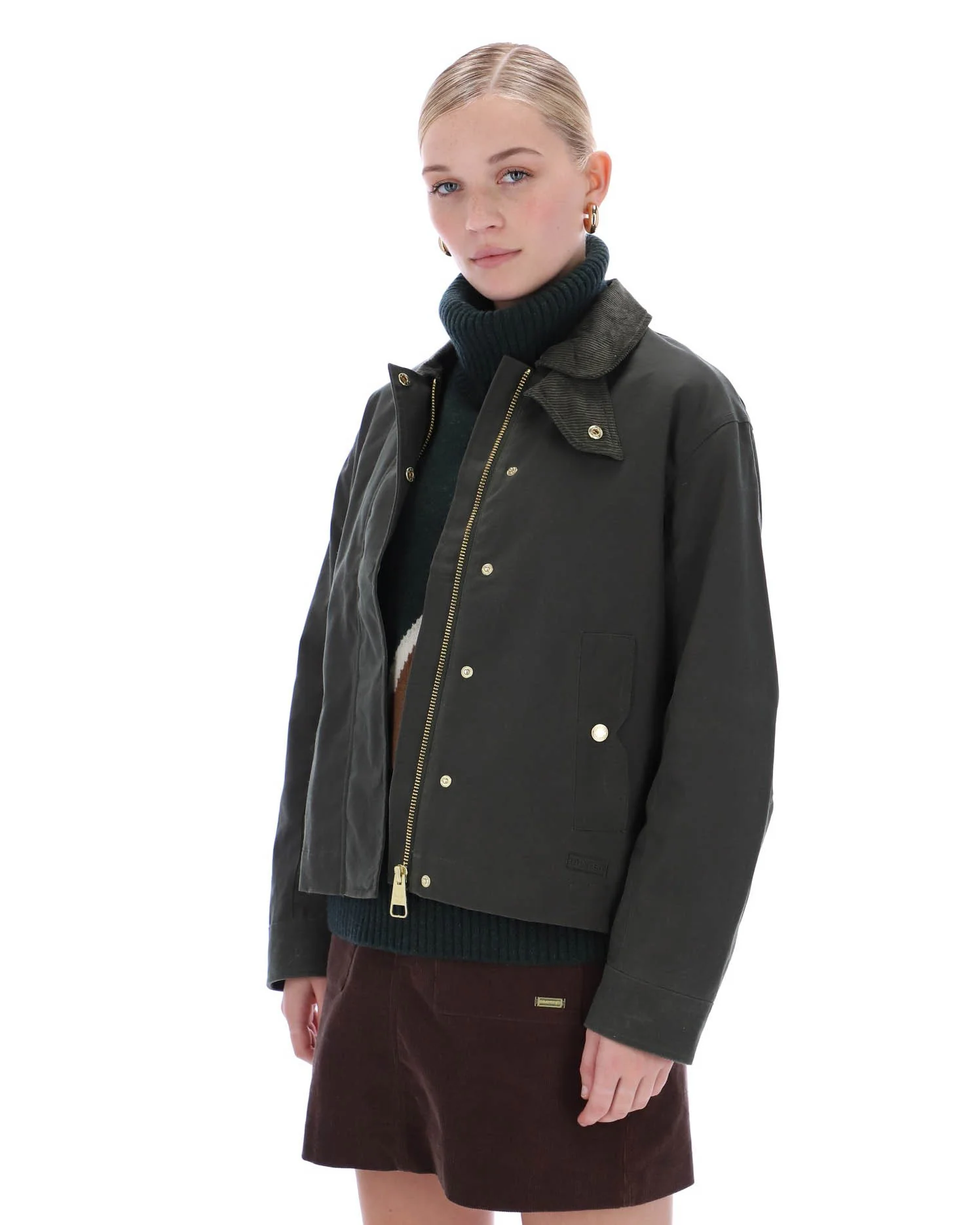 Hunter Leith Womens Waxed Jacket - Kambaba - Image 4