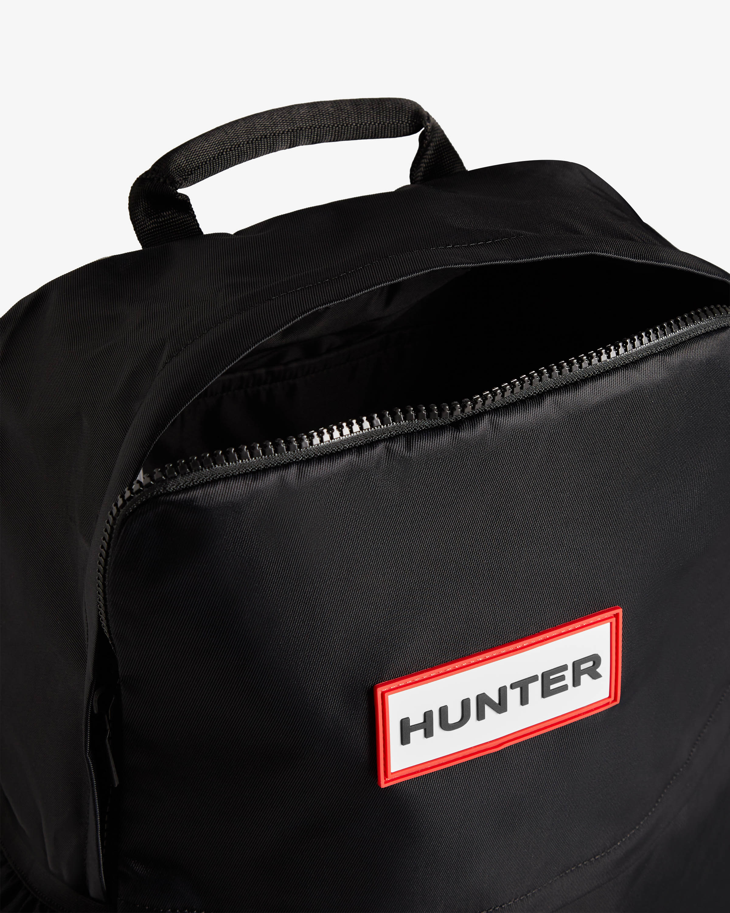 Hunter Nylon Large Backpack - Black - Image 2