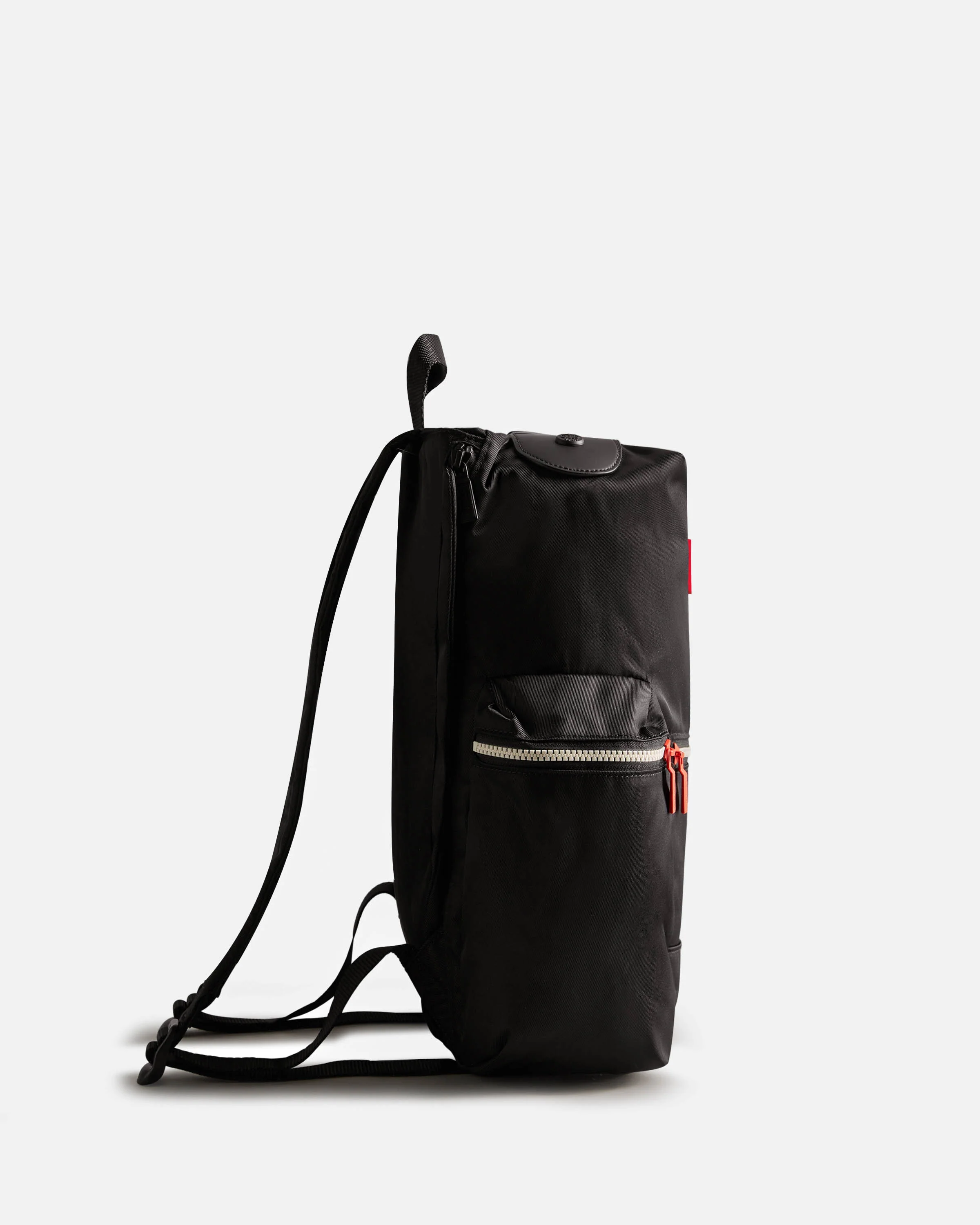 Hunter Nylon Large Topclip Backpack - Black - Image 3