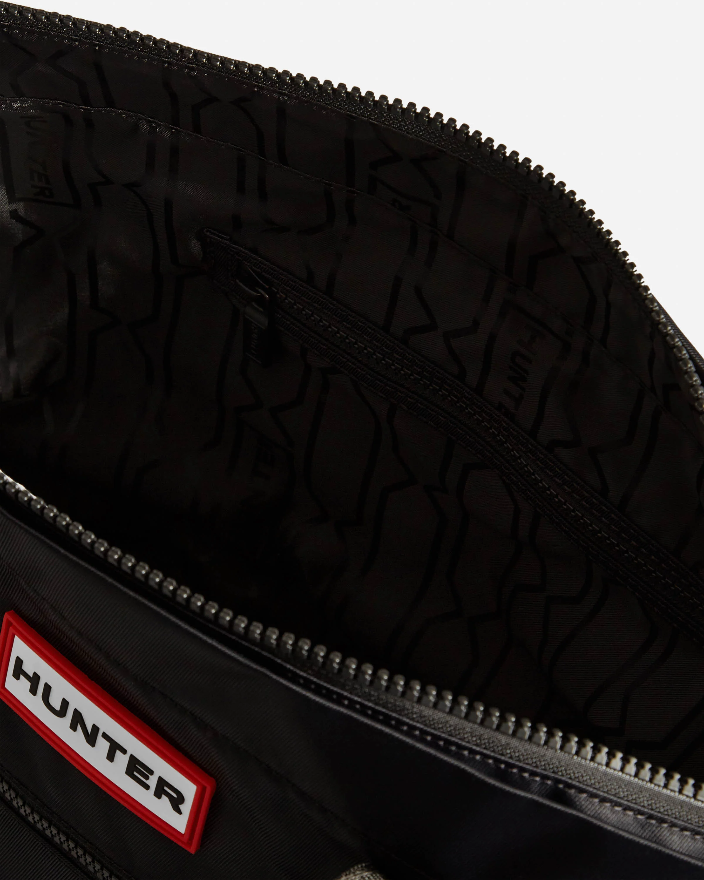 Hunter Nylon Midi Topclip Tote - Black - Image 2