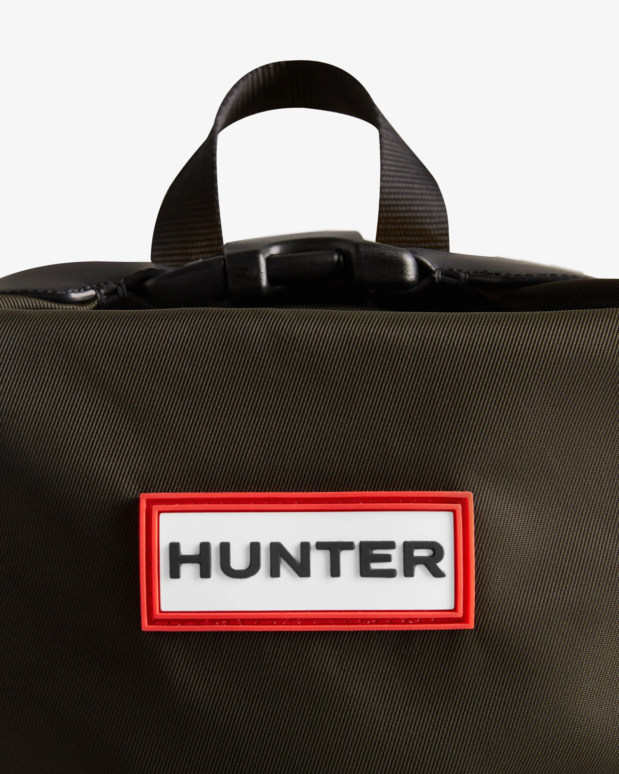 Hunter Nylon Mini Topclip Backpack - Dark Olive - Image 6