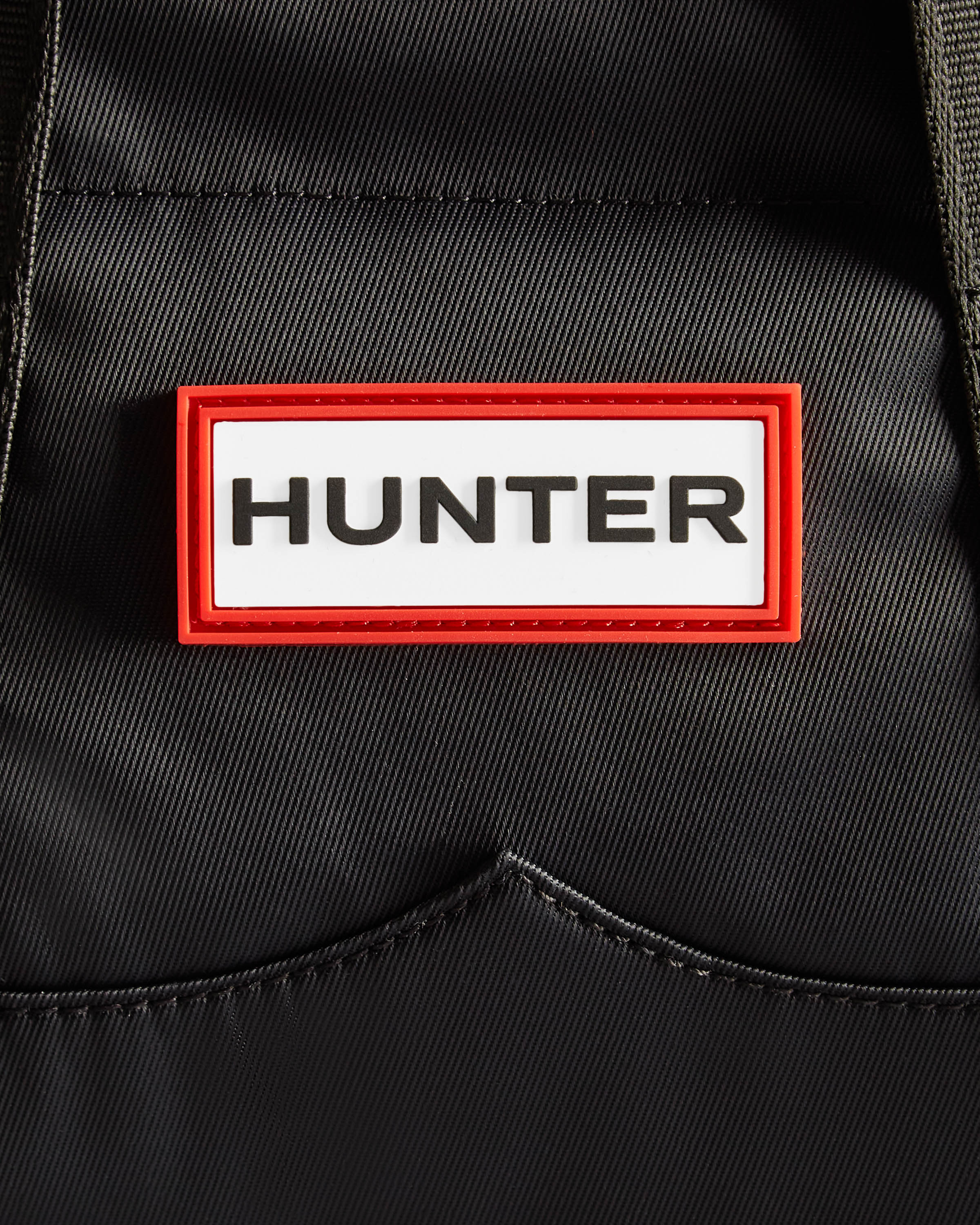 Hunter Nylon Mini Topclip Tote - Black - Image 4