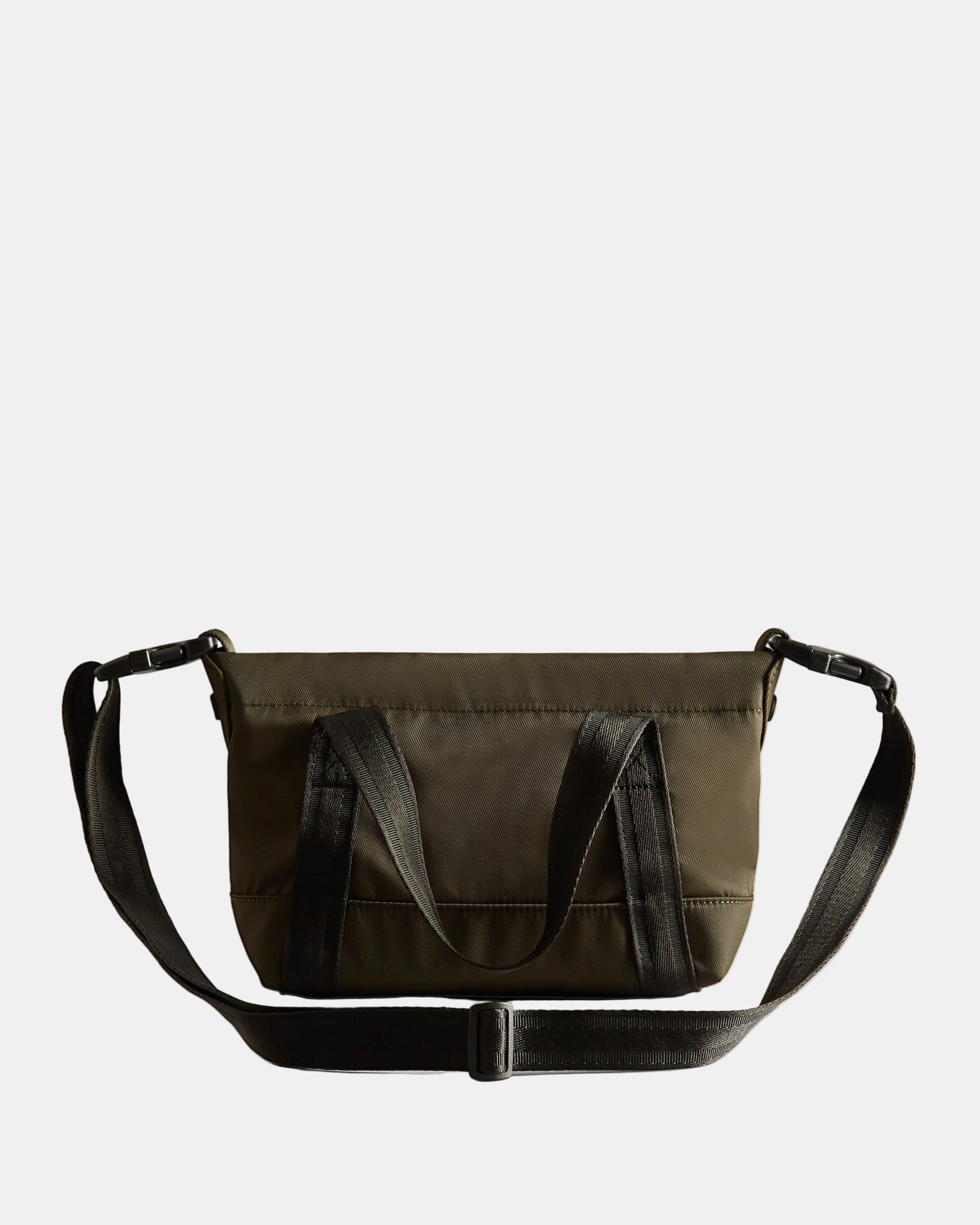 Hunter Nylon Mini Topclip Tote - Dark Olive - Image 3