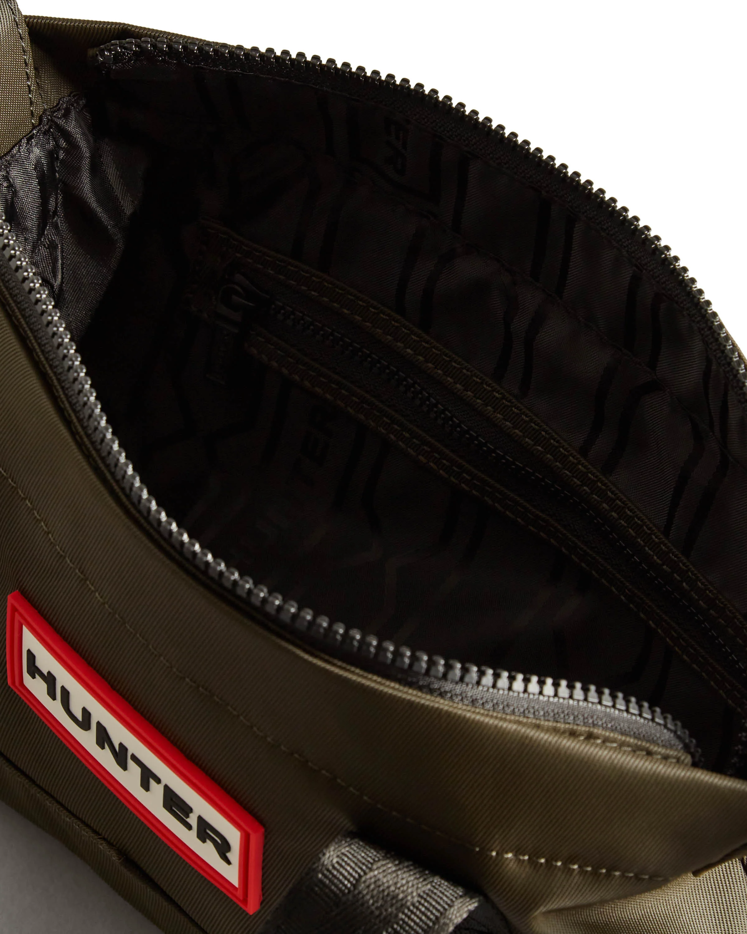 Hunter Nylon Mini Topclip Tote - Dark Olive - Image 4