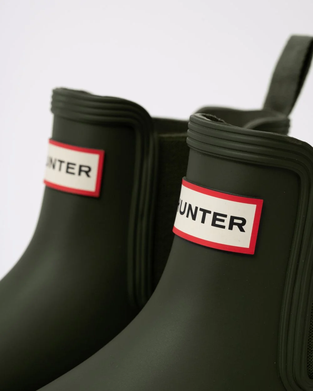 Hunter Original Chelsea Womens Boots - Dark Olive - Image 2