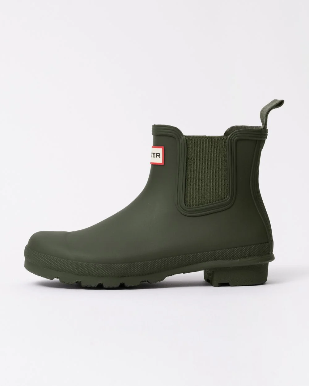 Hunter Original Chelsea Womens Boots - Dark Olive - Image 3