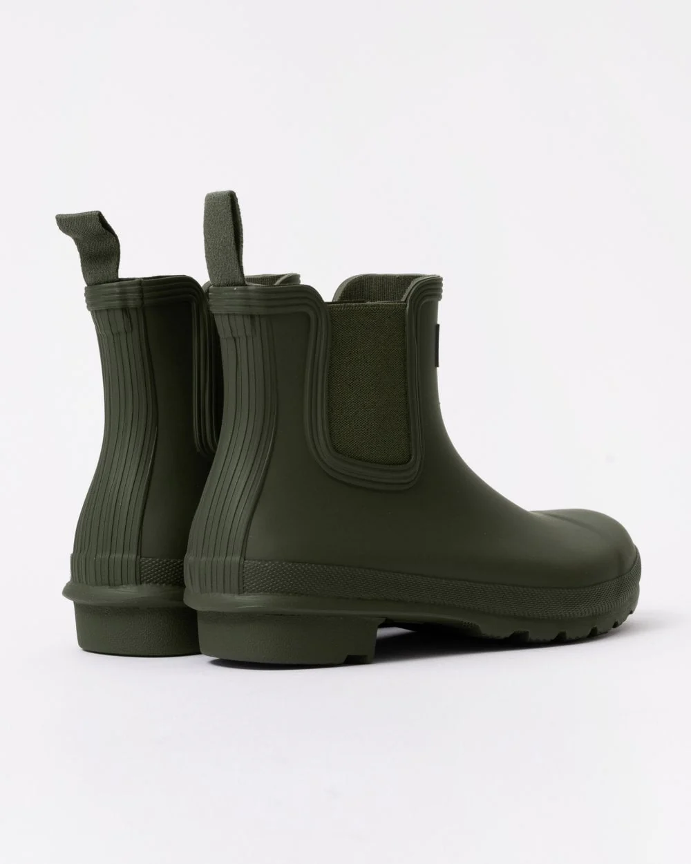 Hunter Original Chelsea Womens Boots - Dark Olive - Image 5