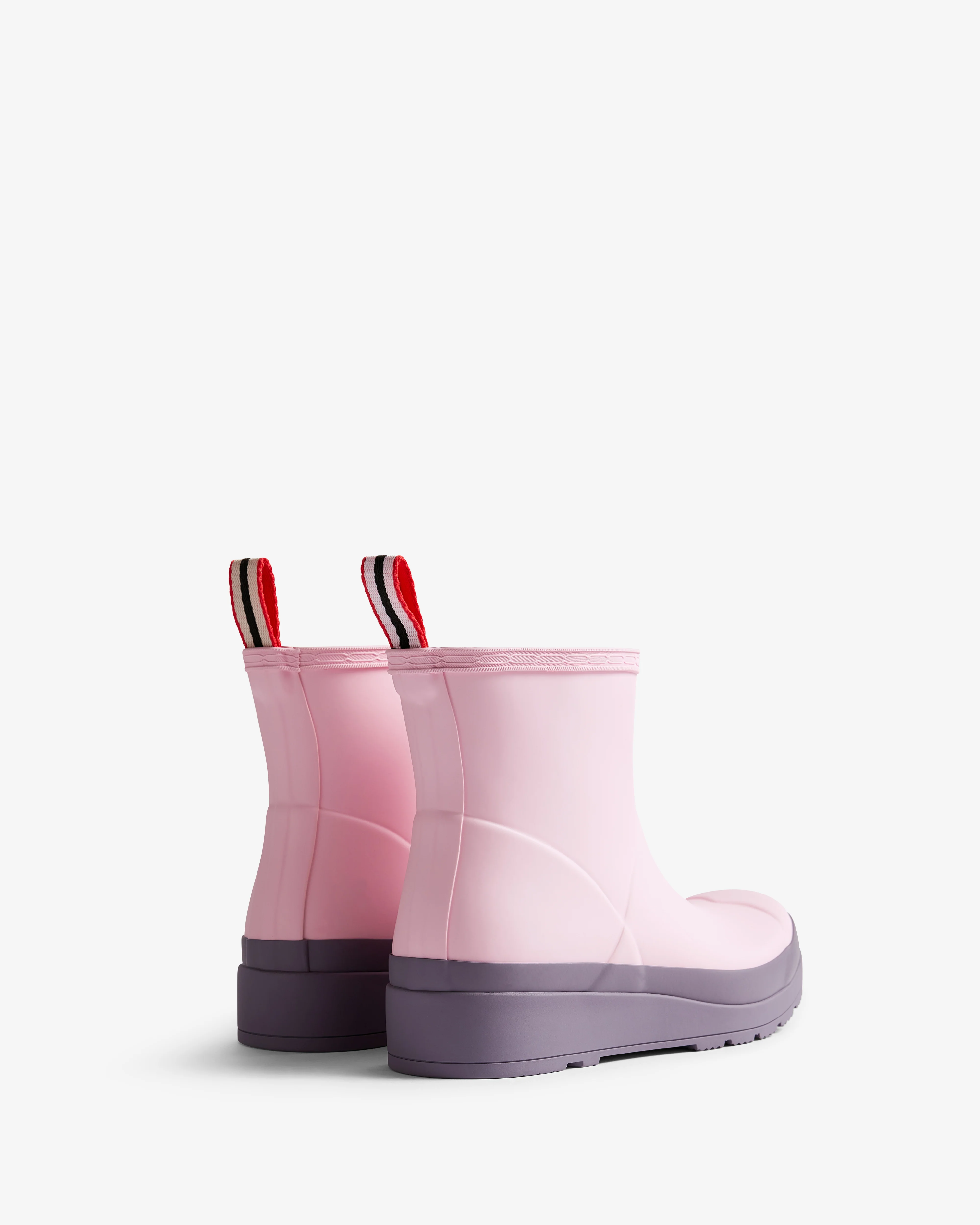 Hunter Original Play Womens Short Boots - Parfait Pink/Purple Top - Image 3