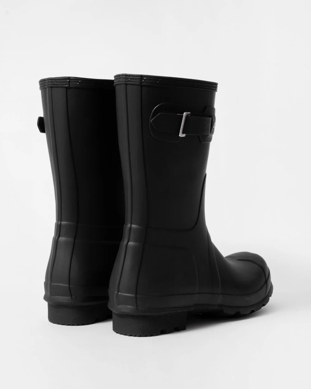 Hunter Original Short Mens Wellies - Black - Image 2