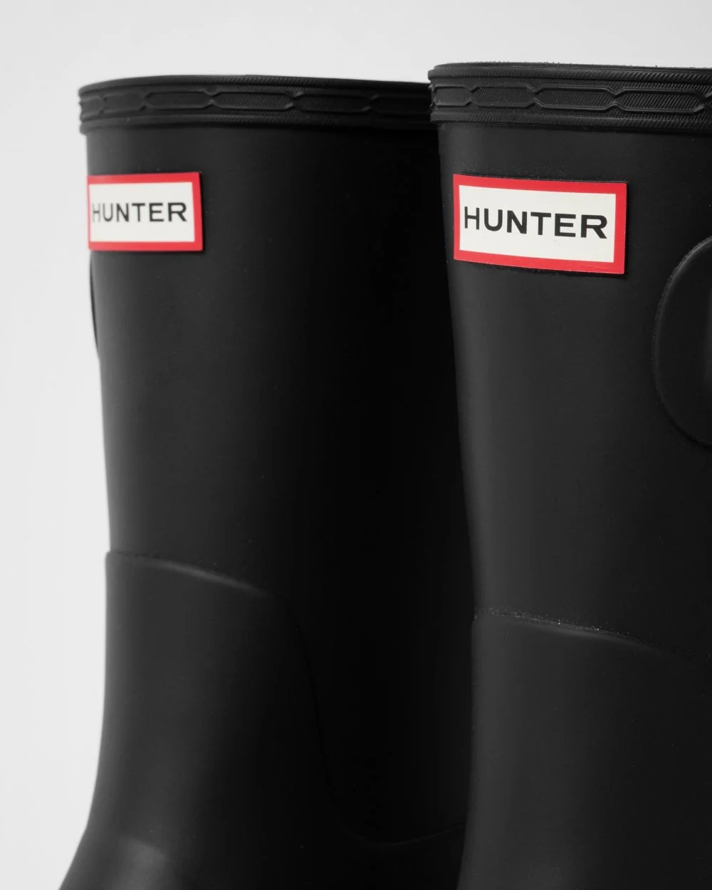 Hunter Original Short Mens Wellies - Black - Image 5