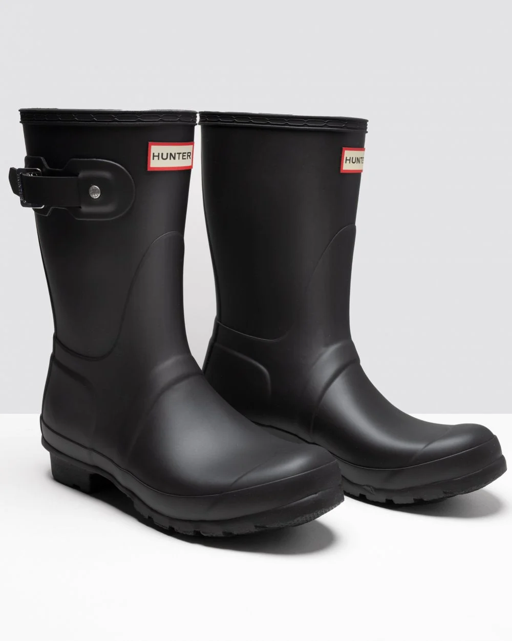 Hunter Original Short Womens Wellies - Black - Image 4
