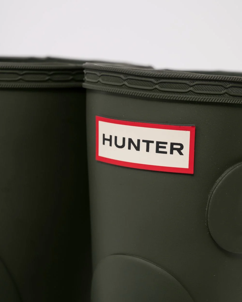 Hunter Original Short Womens Wellies - Dark Olive - Image 5