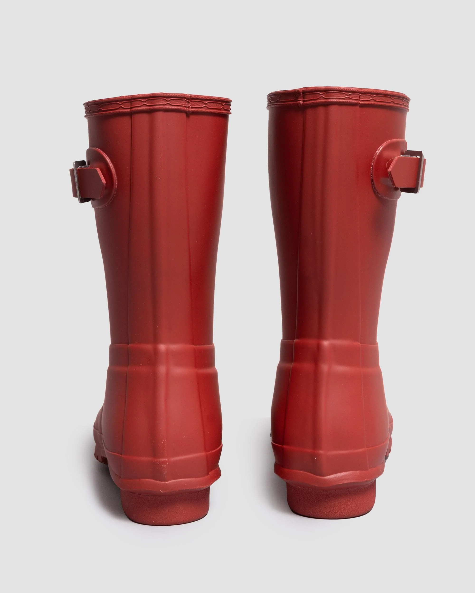 Hunter Original Short Womens Wellies - Military Red - Image 3