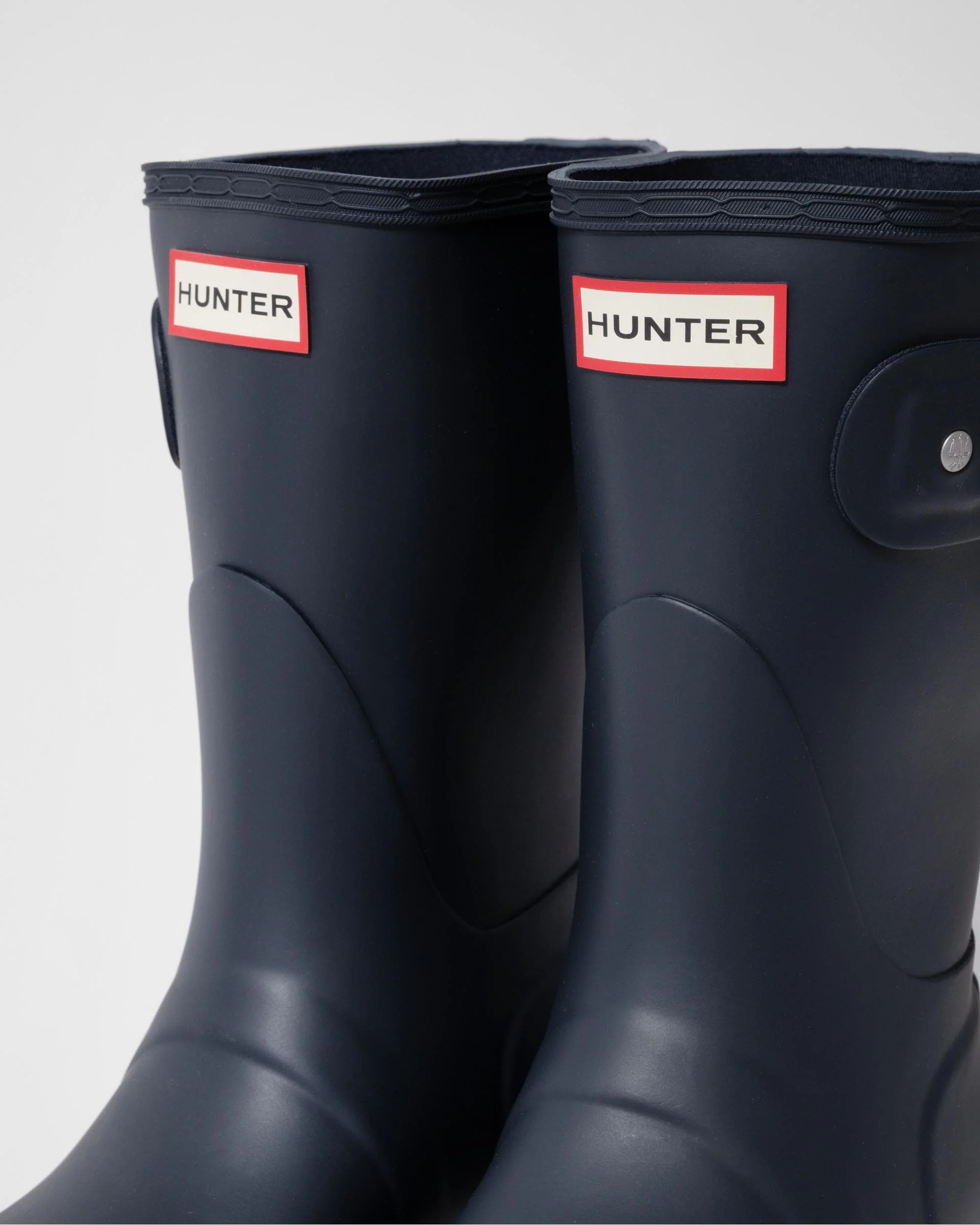 Hunter Original Short Womens Wellies - Navy - Image 2