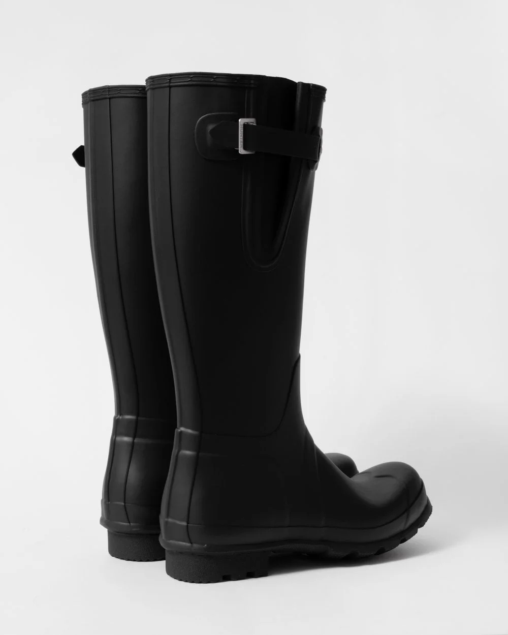 Hunter Original Tall Side Adjustable Mens Wellies - Black - Image 2