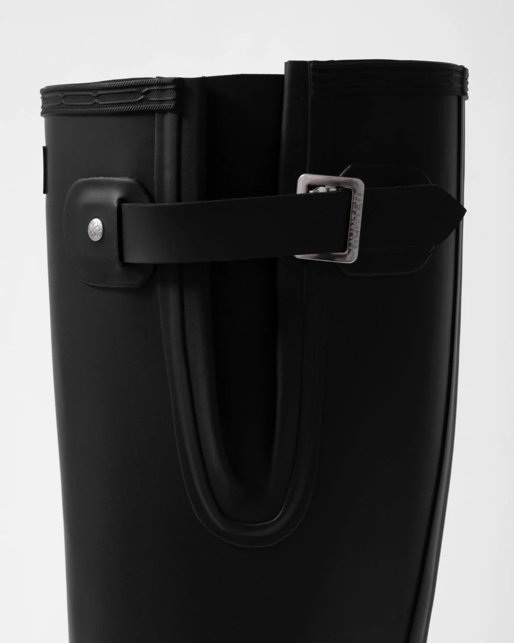 Hunter Original Tall Side Adjustable Mens Wellies - Black - Image 4