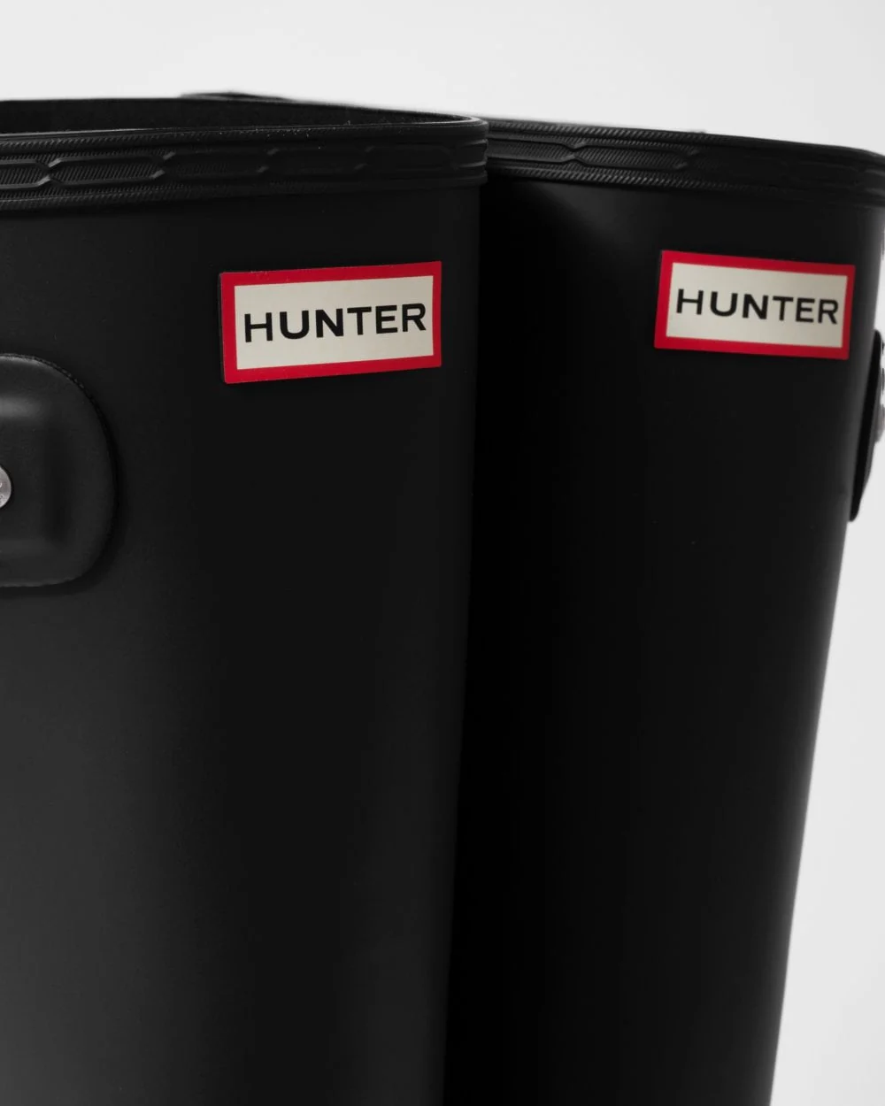 Hunter Original Tall Side Adjustable Mens Wellies - Black - Image 5