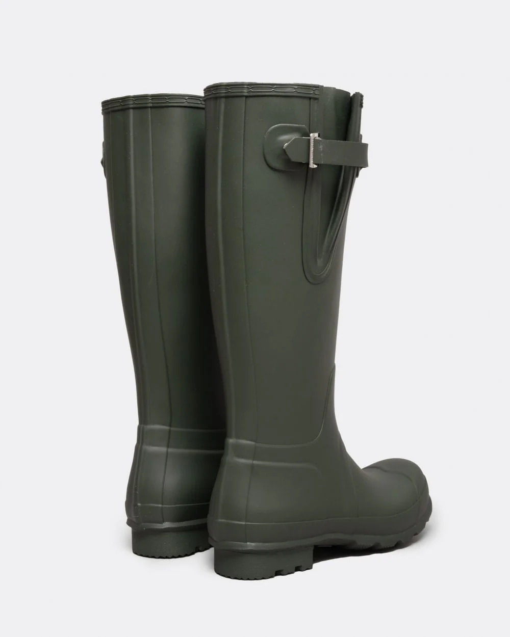 Hunter Original Tall Side Adjustable Mens Wellies - Dark Olive - Image 3