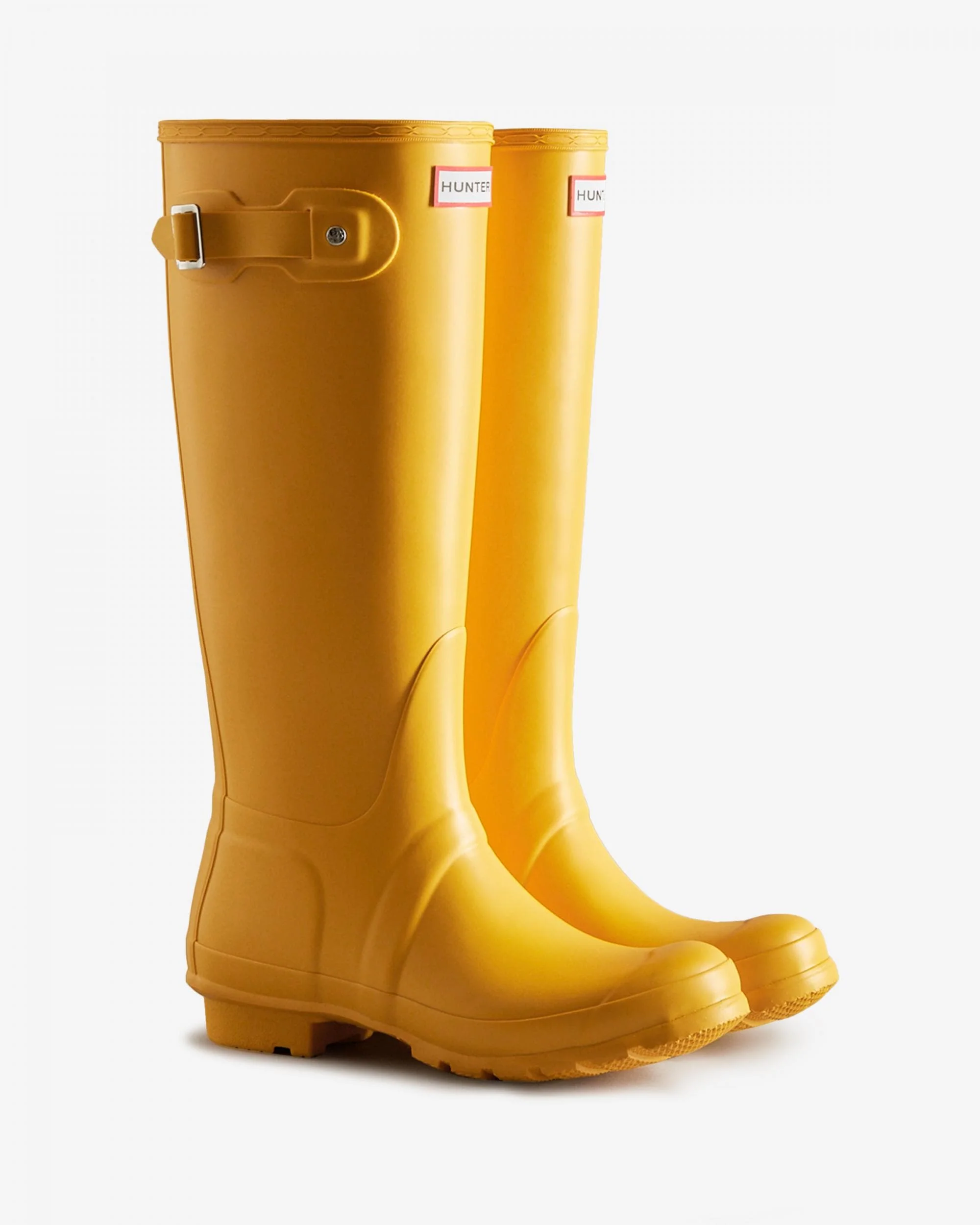 Hunter Original Tall Womens Wellies - Yellow - Image 4