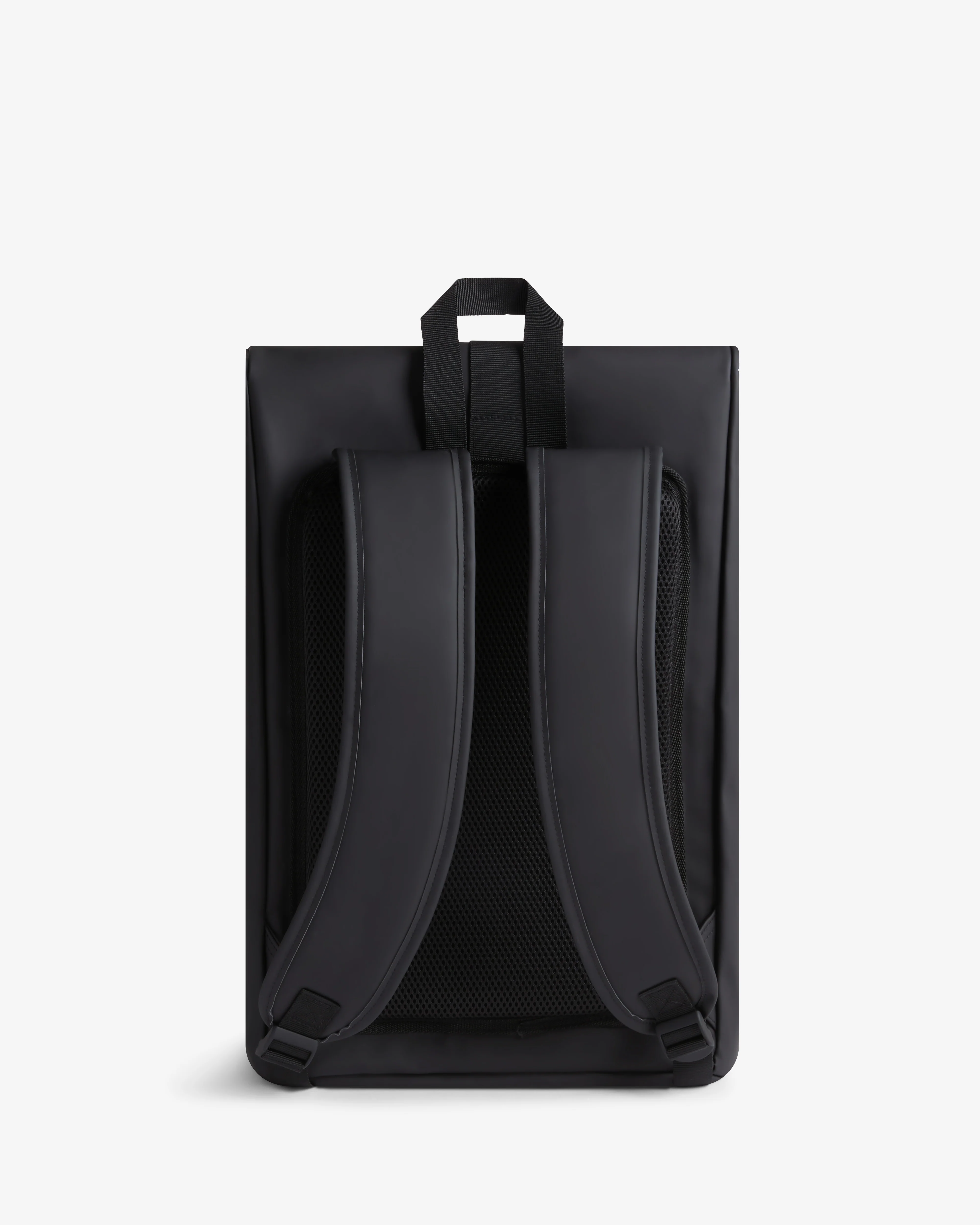 Hunter Pentallen Roll Top Clip Backpack - Black - Image 3